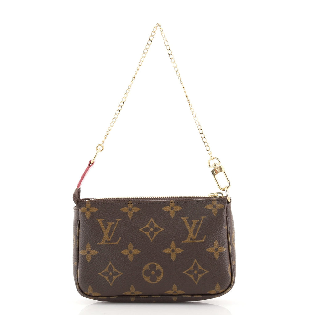 Pochette Accessoires Limited Edition Vivienne Xmas Monogram Canvas Mini