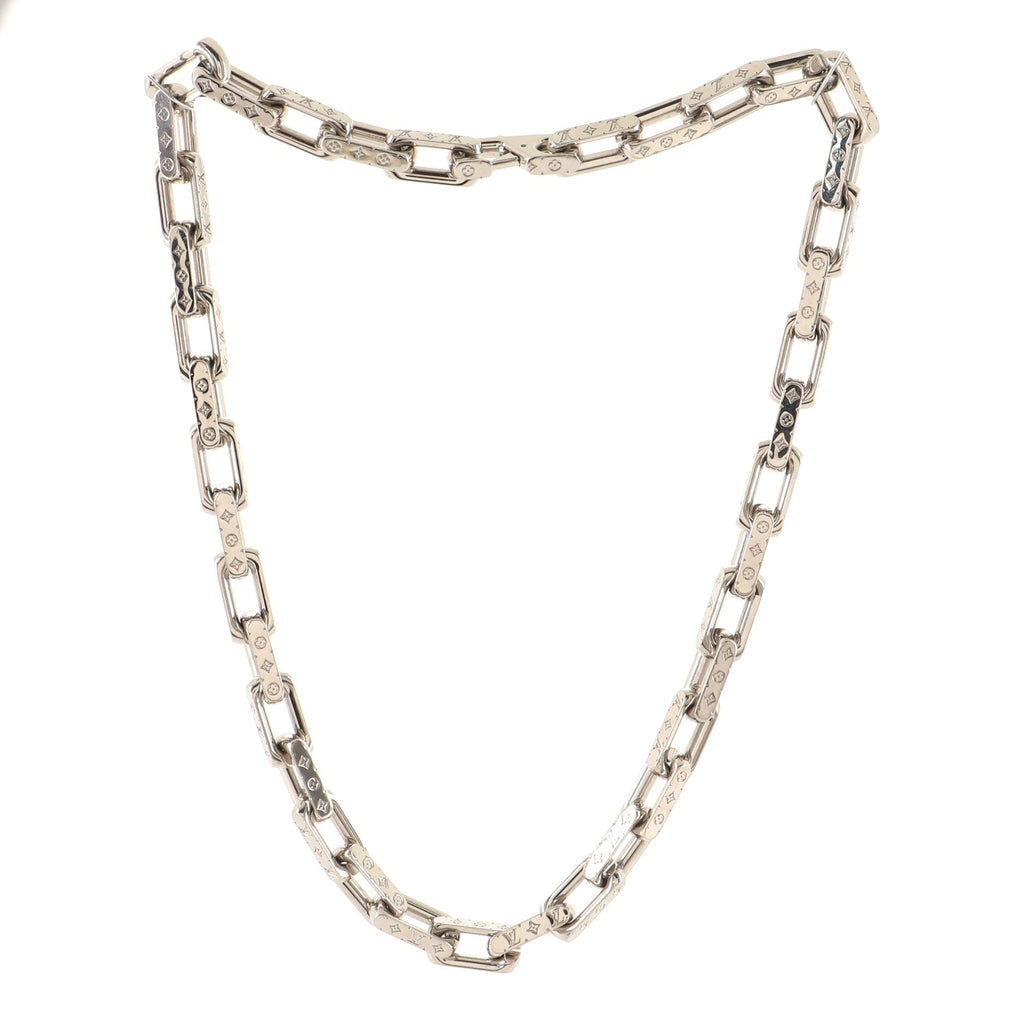 Monogram Chain Necklace Metal