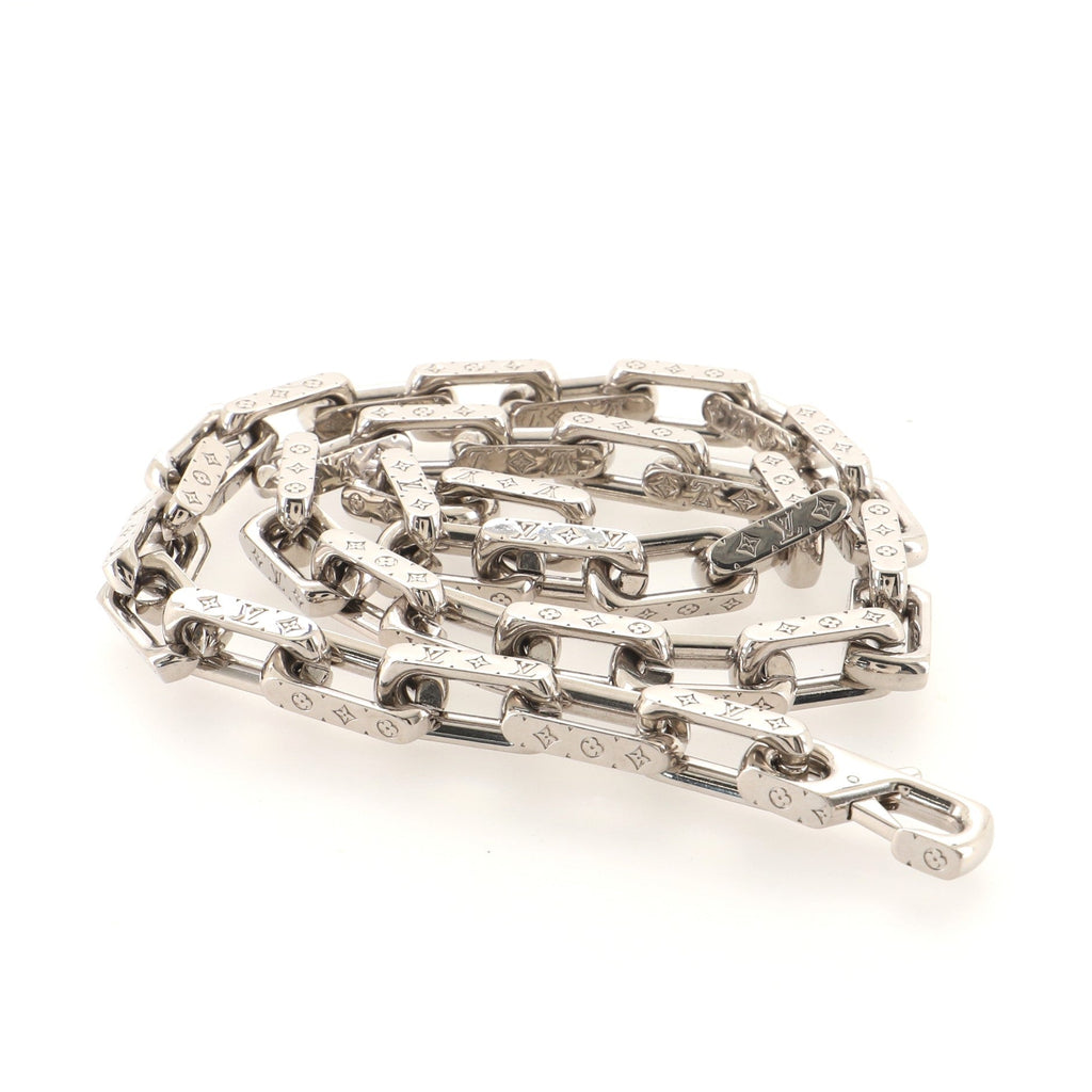 Monogram Chain Necklace Metal