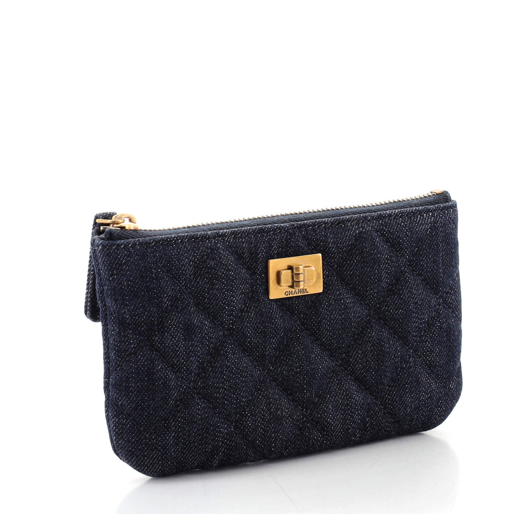 Reissue 2.55 O Case Pouch Quilted Denim Mini
