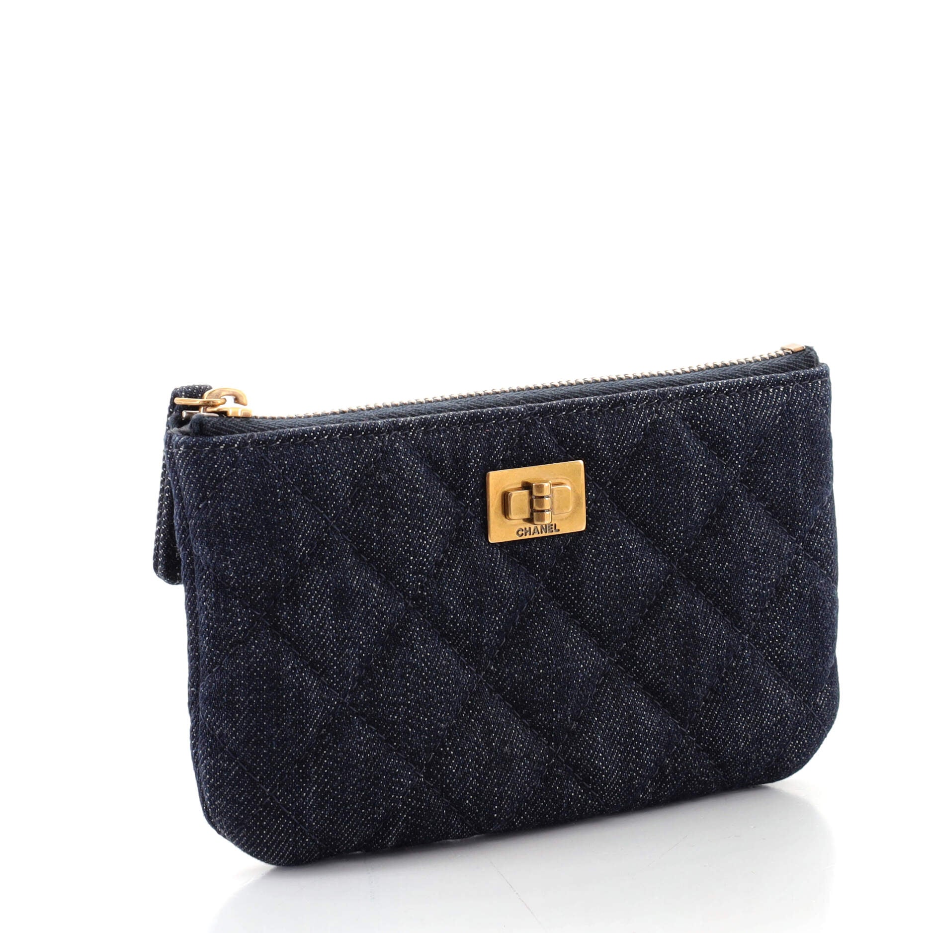 Reissue 2.55 O Case Pouch Quilted Denim Mini