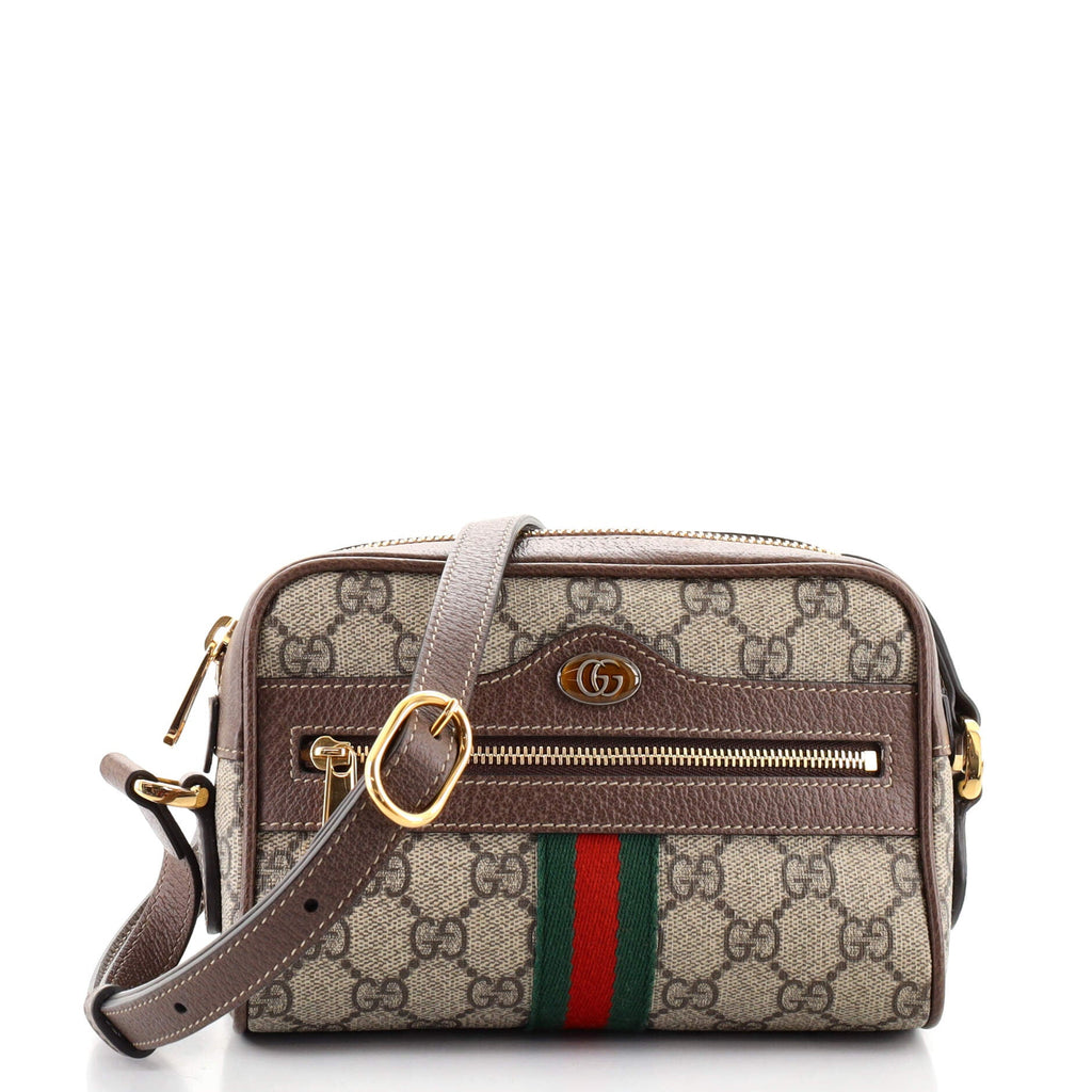 Ophidia Shoulder Bag GG Coated Canvas Mini