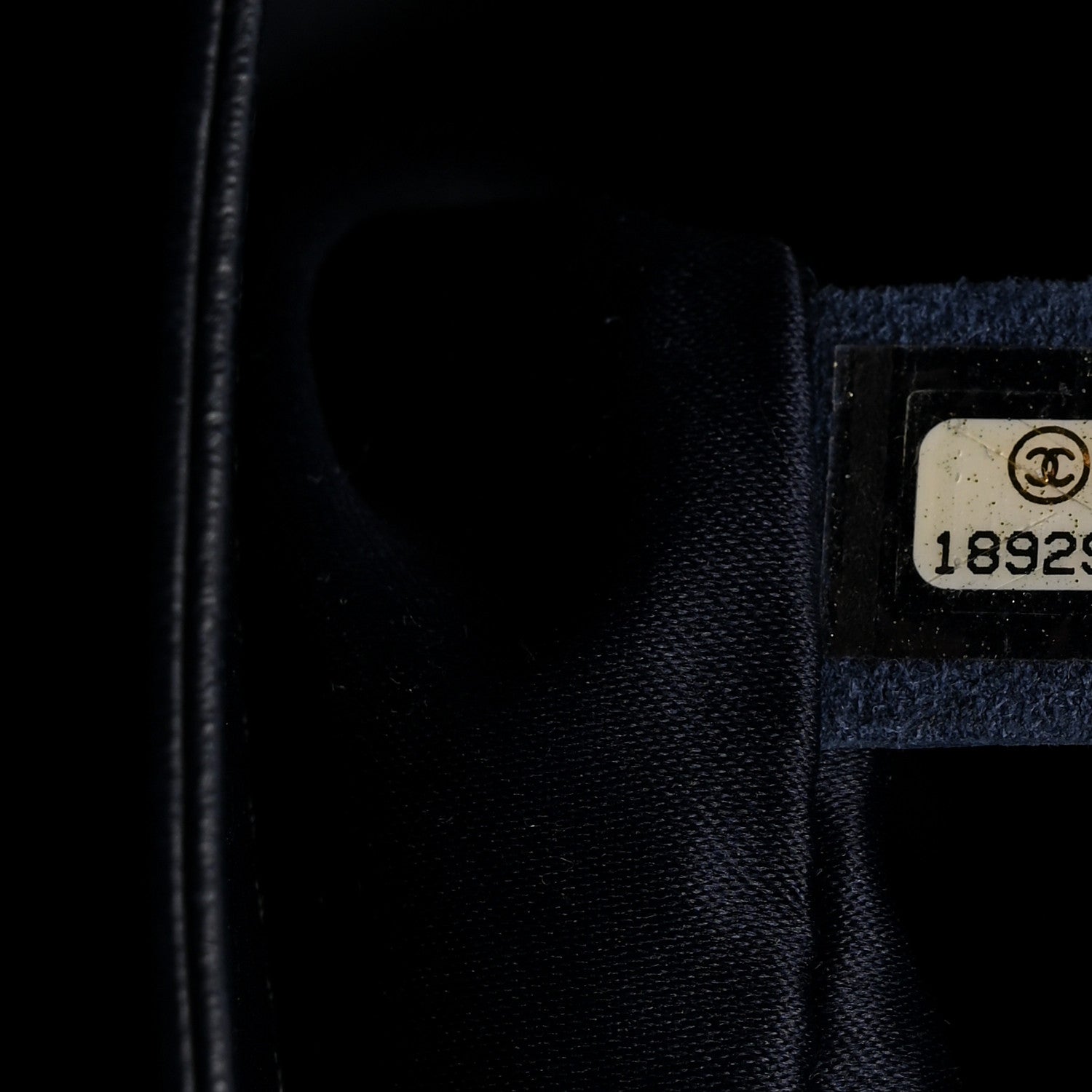 Lambskin Quilted Jumbo Chanel 3 Flap Navy