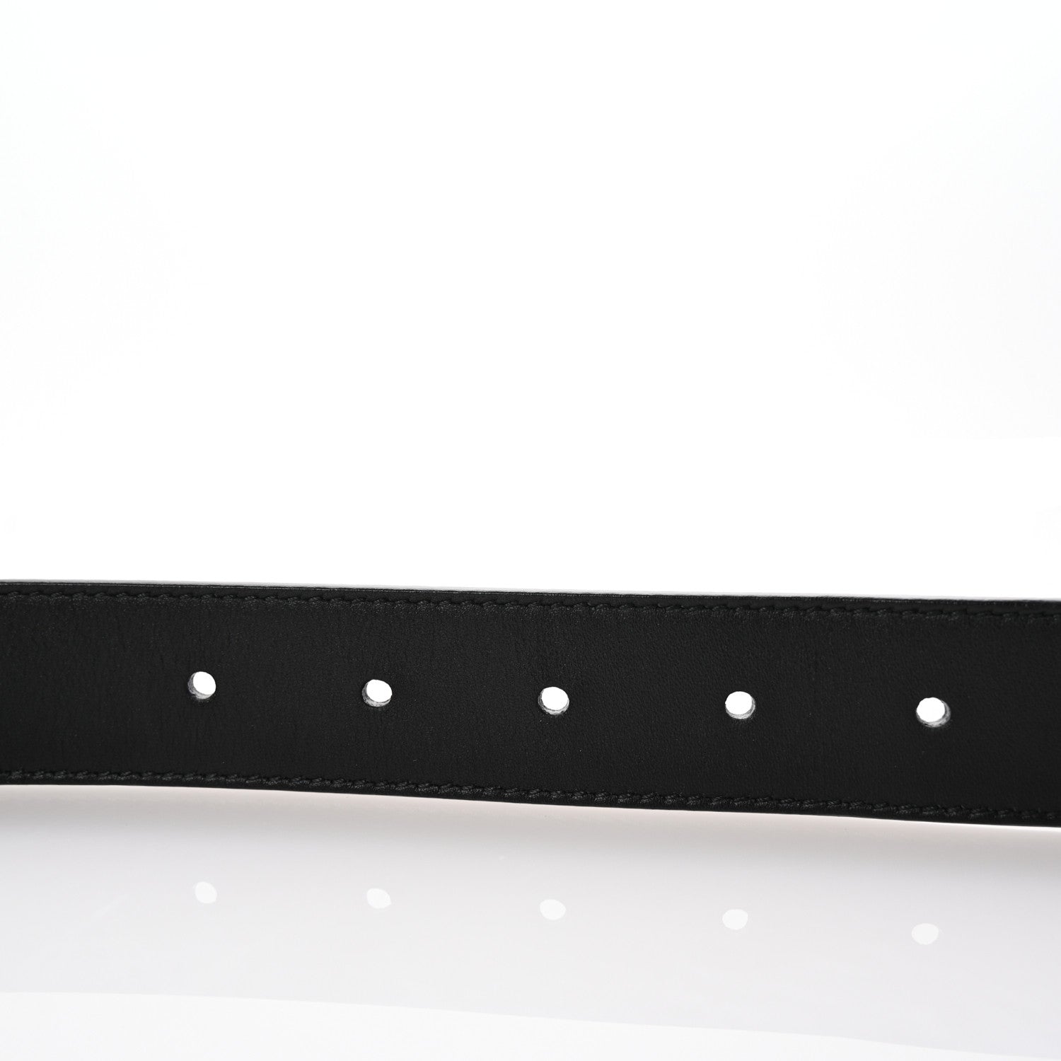 Calfskin Double G 20mm Belt 75 30 Black