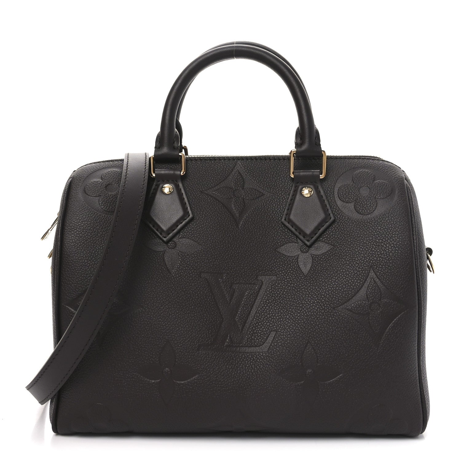 Empreinte Monogram Giant Speedy Bandouliere 25 Chocolate