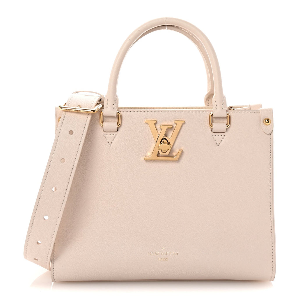 Calfskin Lock & Go Tote Quartz