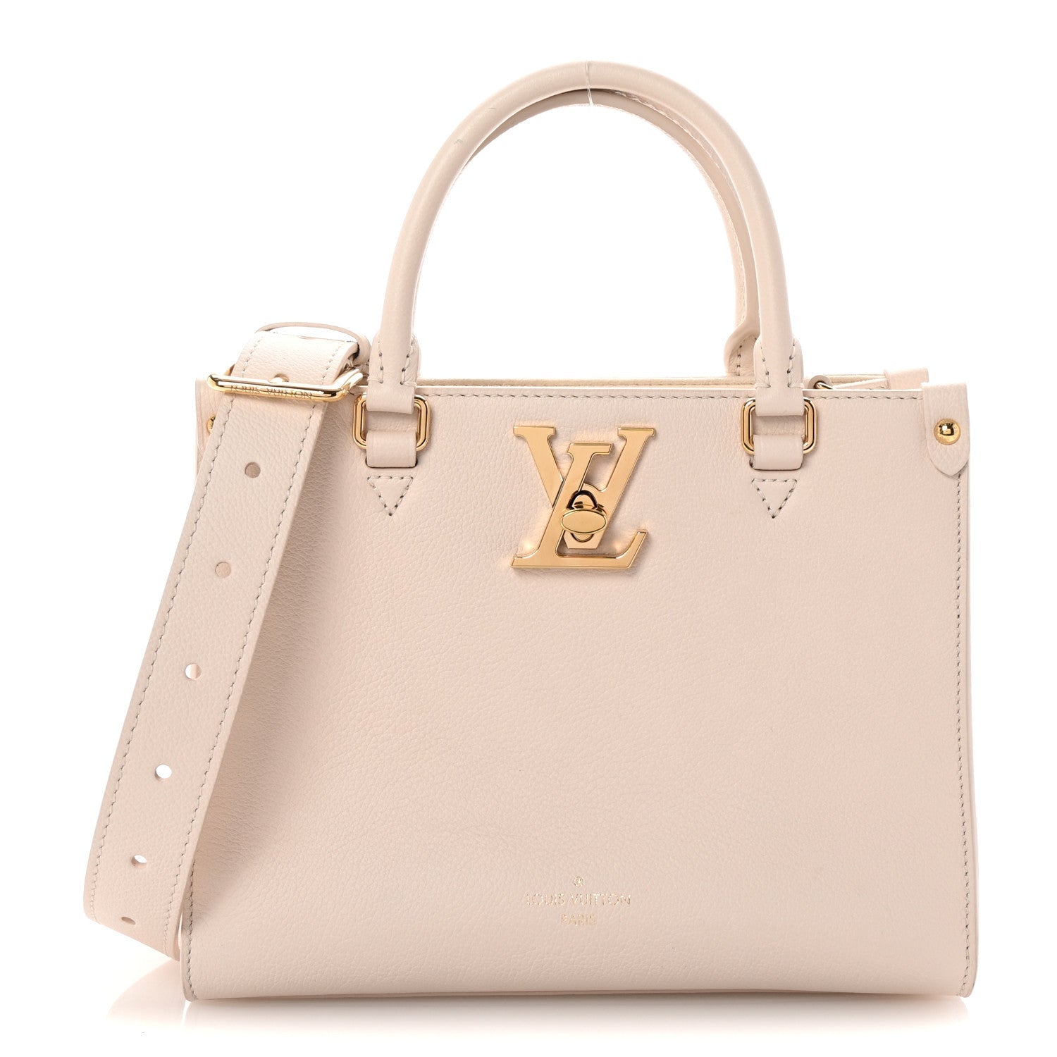 Calfskin Lock & Go Tote Quartz