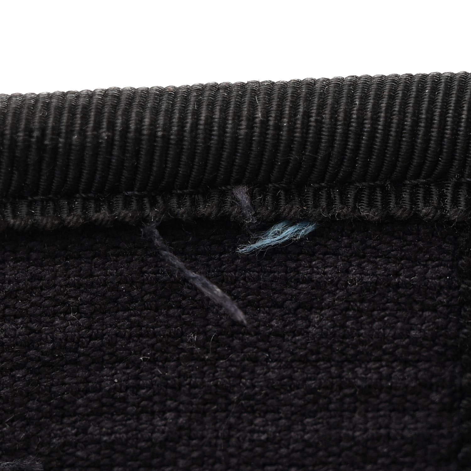 Mixed Fibers Calfskin Small Deauville Tote Black