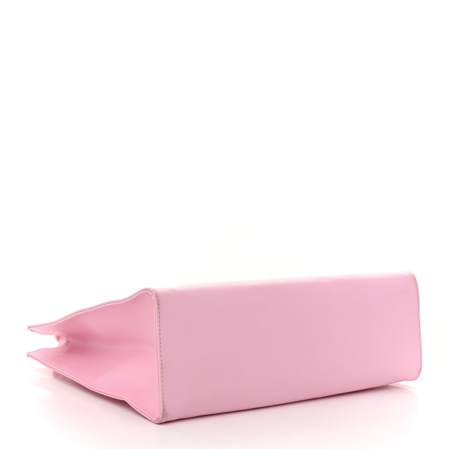 Vegan Leather Medium Shopping Bag Bubblegum