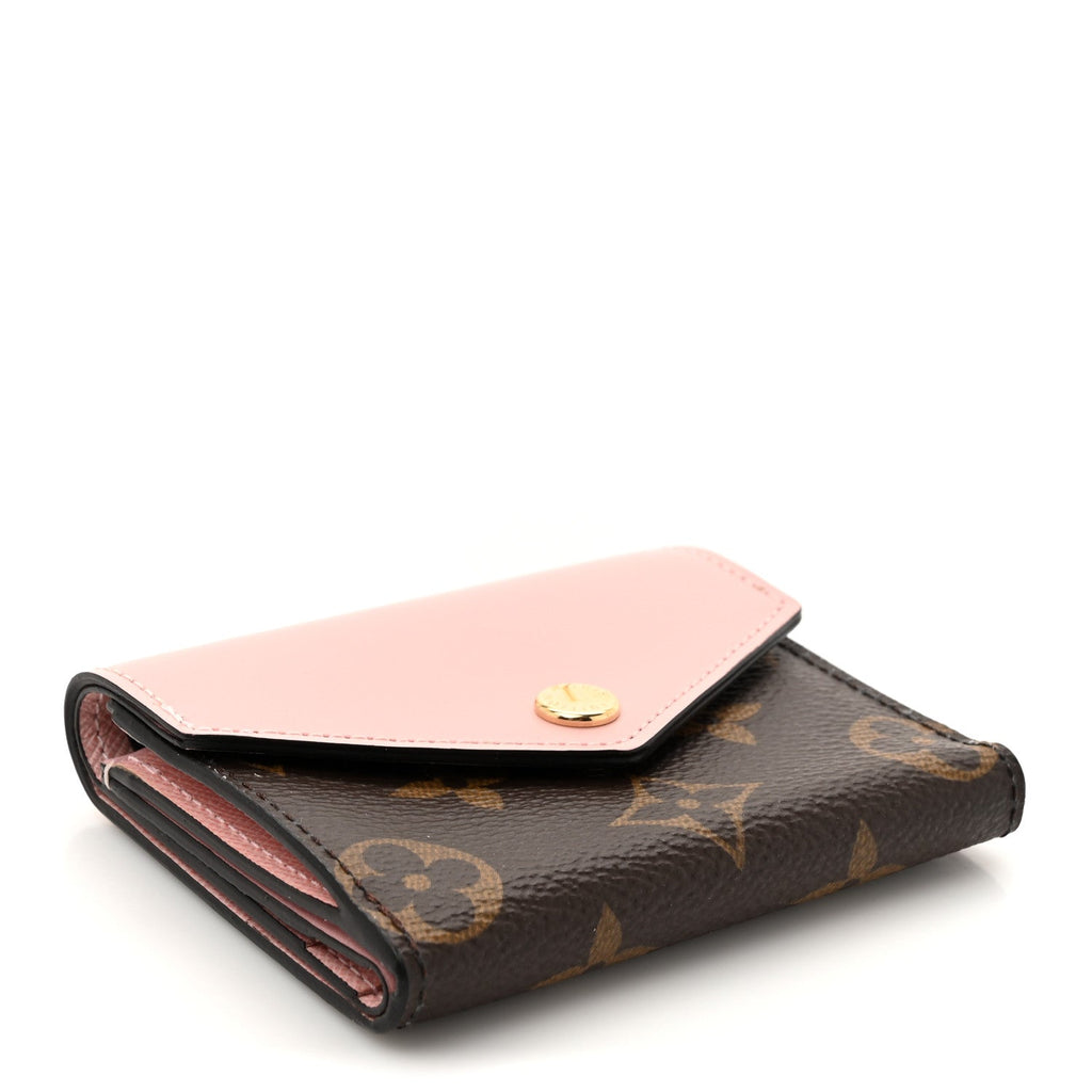 Monogram Zoe Wallet Rose Ballerine