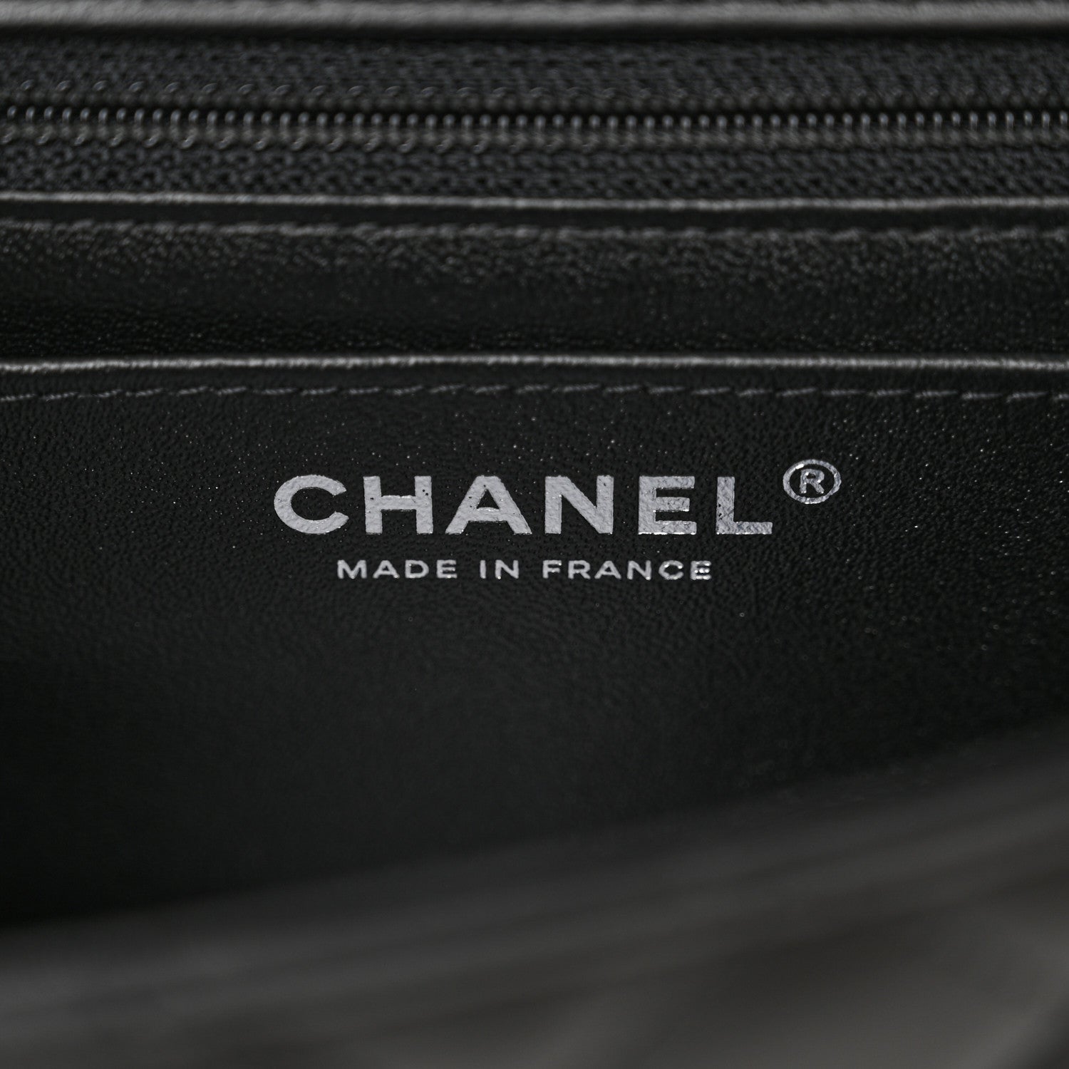 Lambskin Quilted Mini Rectangular Flap Black