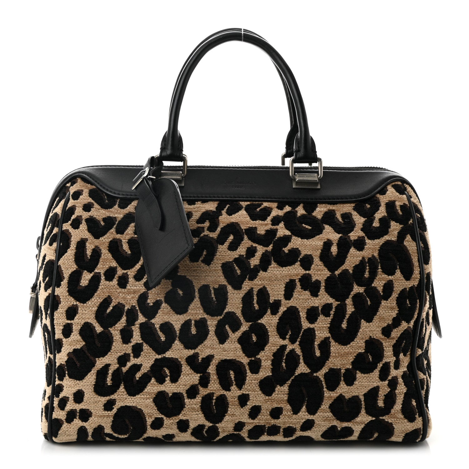 Jacquard Velvet Leopard Print Stephen Sprouse Speedy