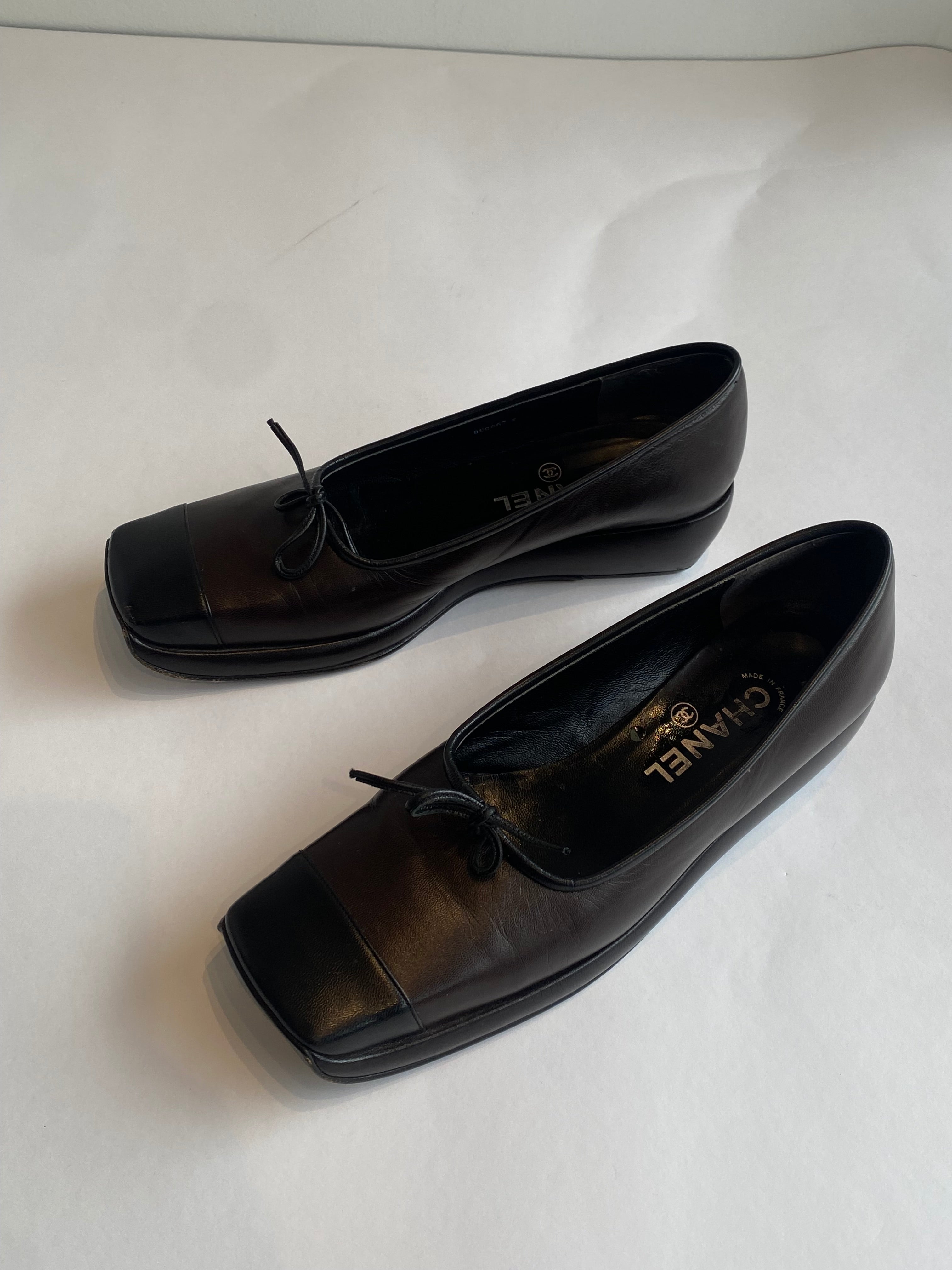 Chanel Vintage Wedge Flat - 38.5