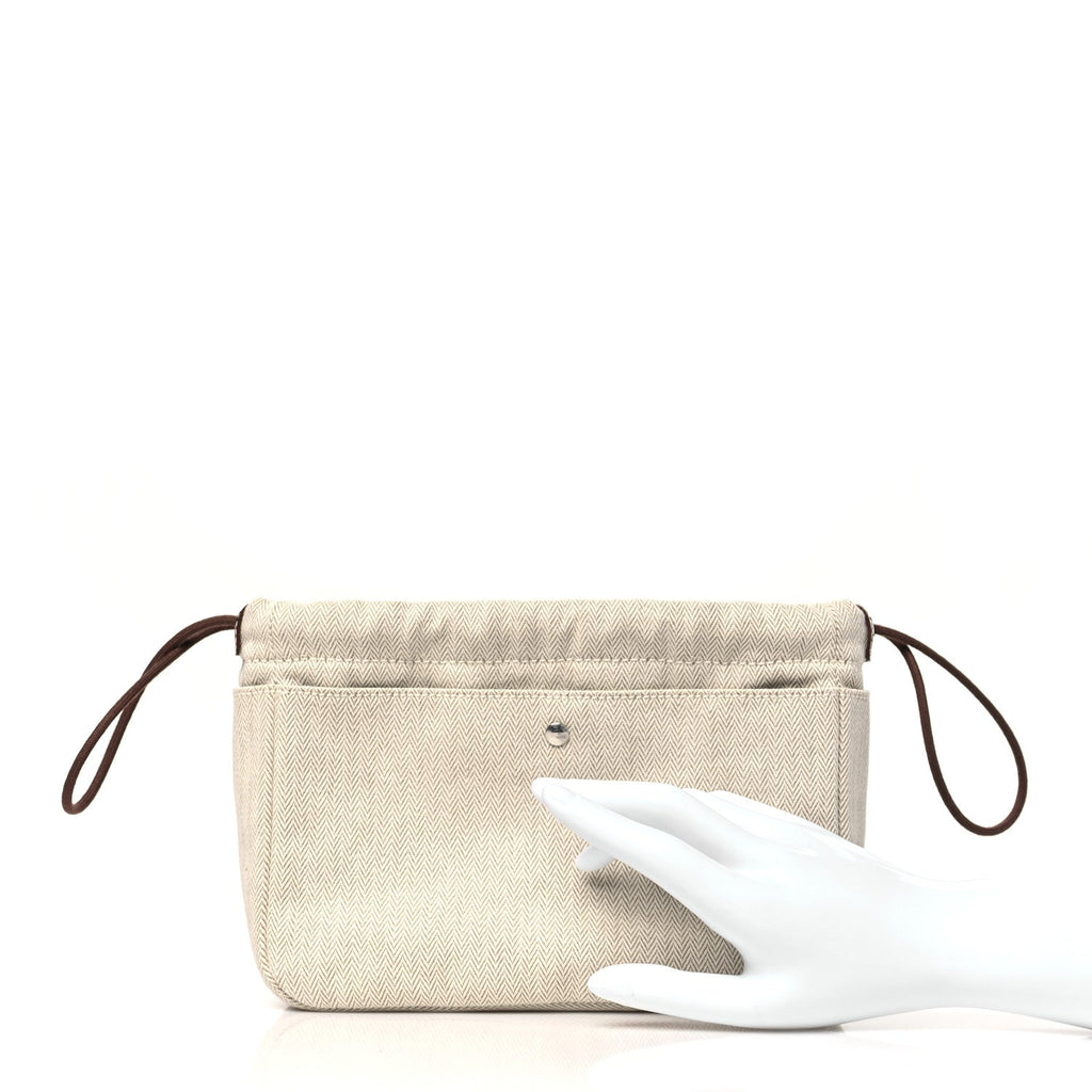 Canvas Barenia Fourbi 20 PM Bag Insert Natural Fauve