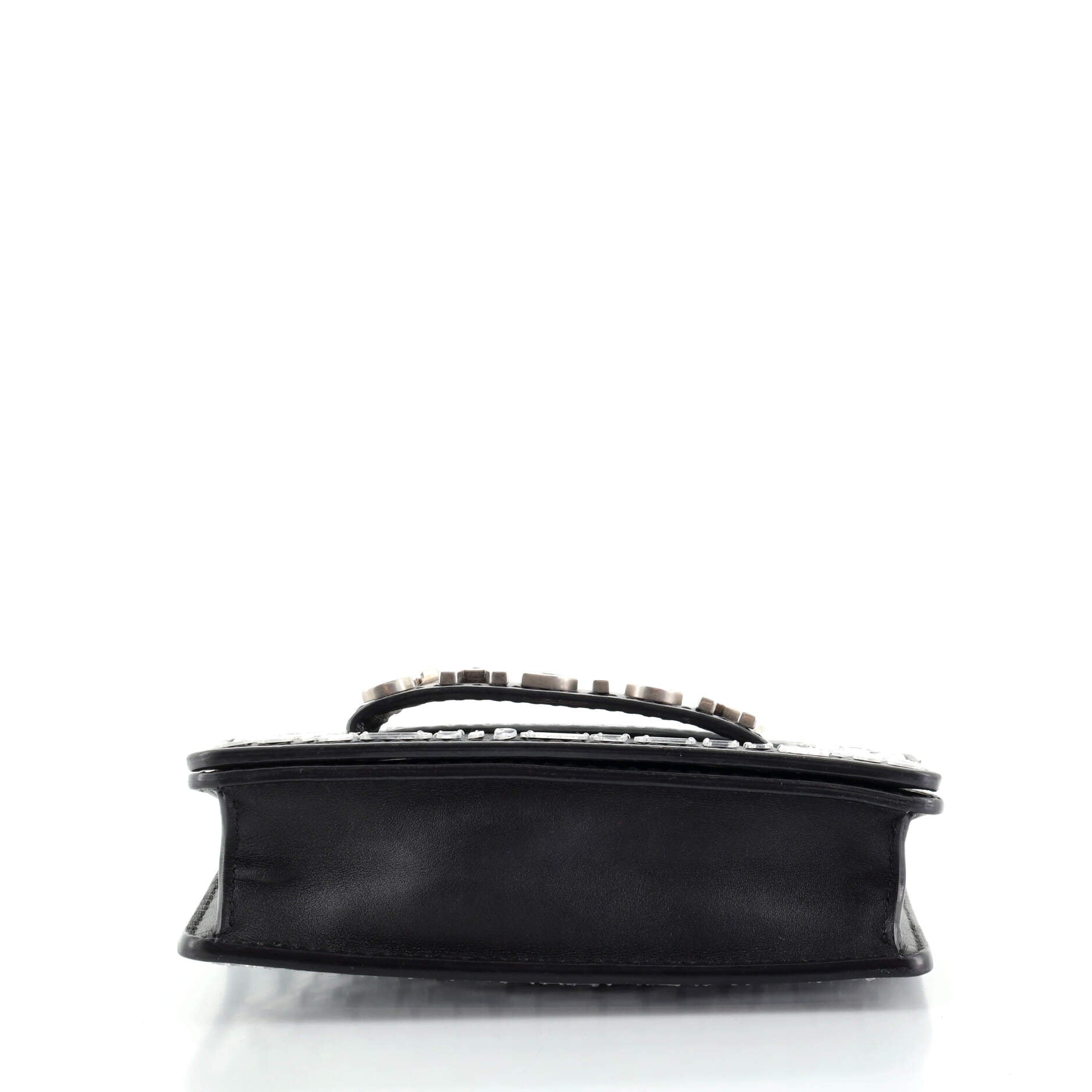 J'Adior Flap Bag Leather and Mirror Mosaic Mini