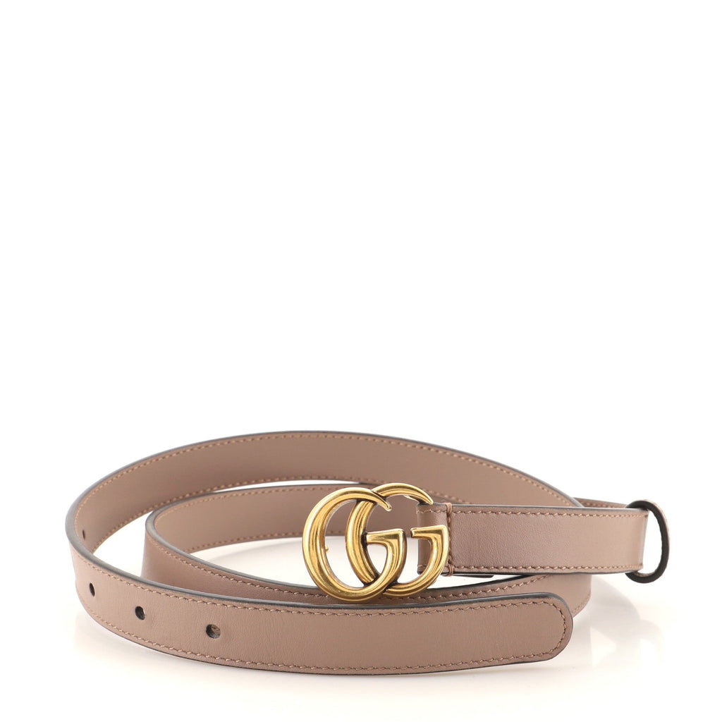 GG Marmont Belt Leather Thin 90