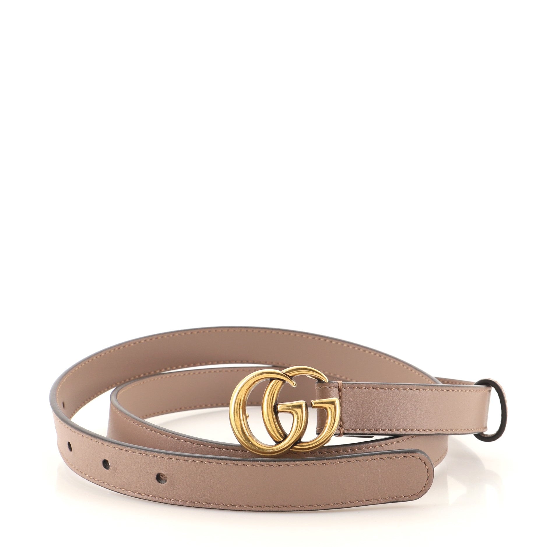 GG Marmont Belt Leather Thin 90