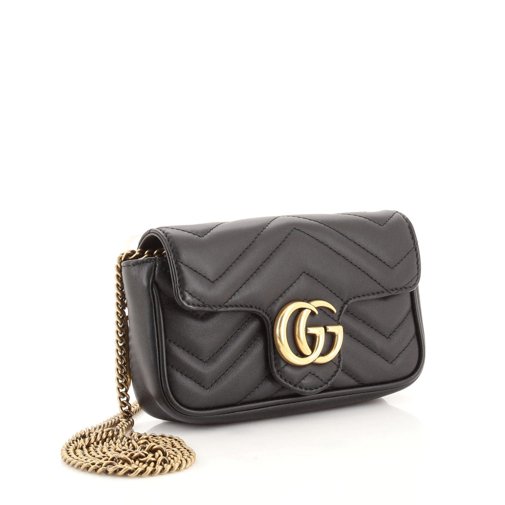 GG Marmont Flap Bag Matelasse Leather Super Mini