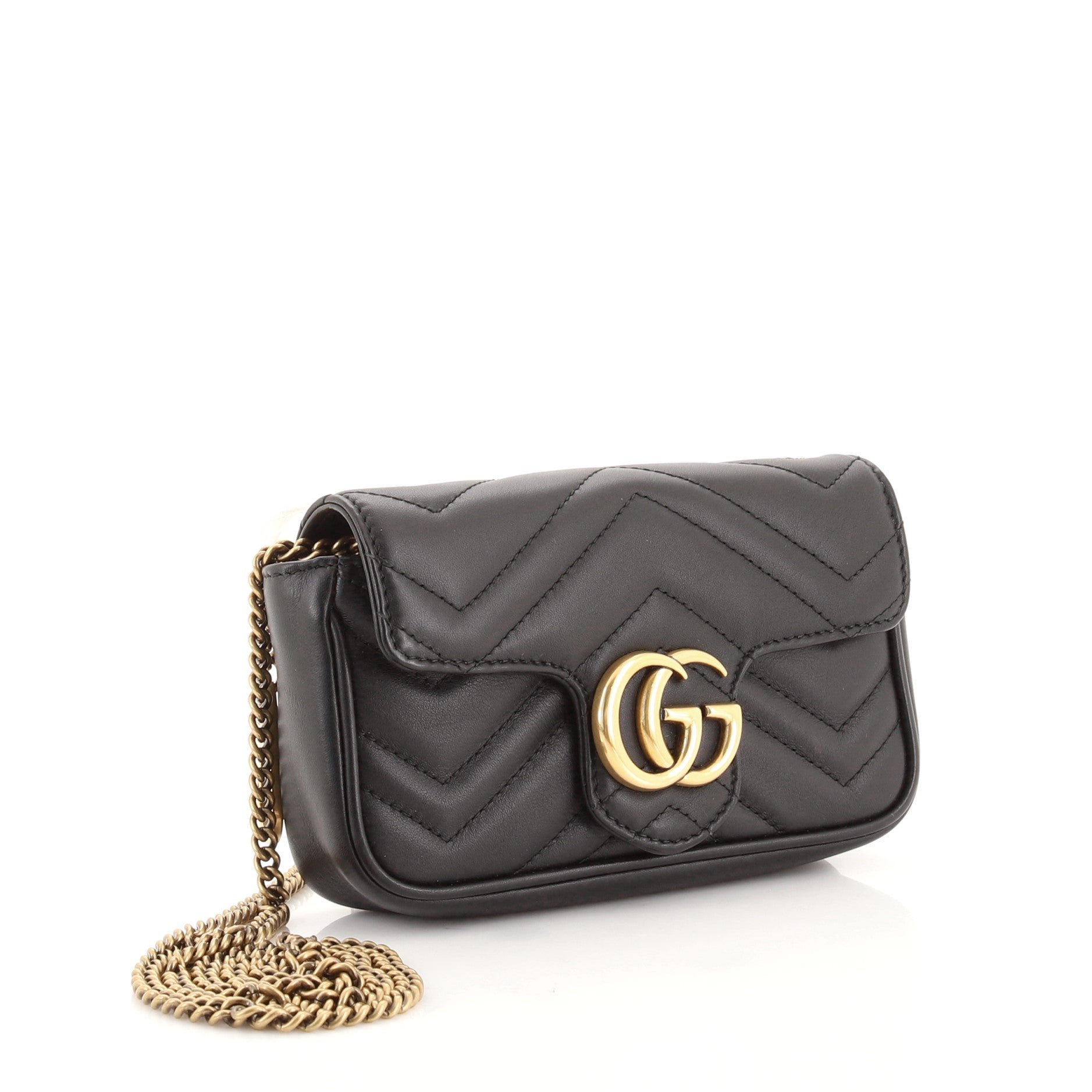 GG Marmont Flap Bag Matelasse Leather Super Mini