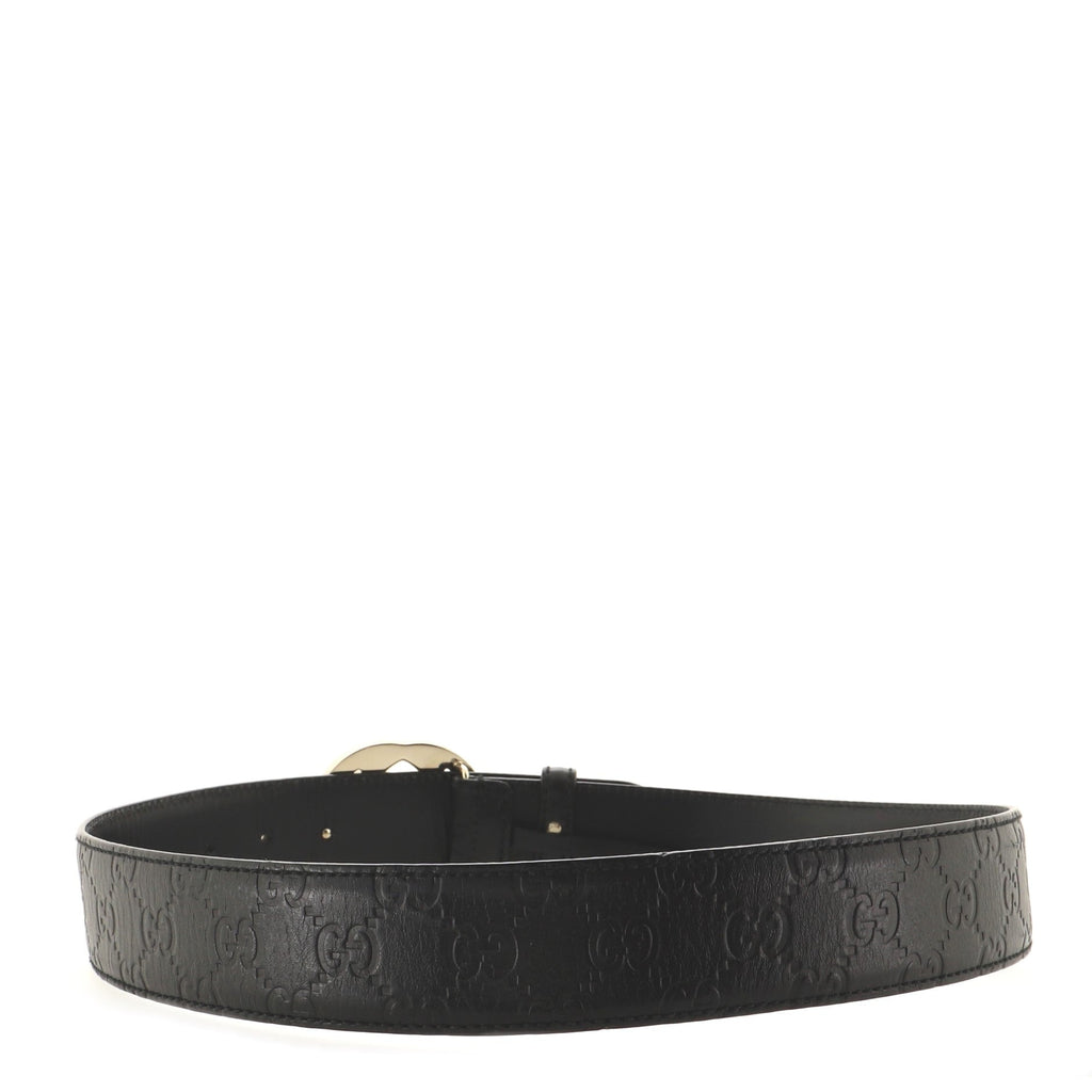 Interlocking G Belt Guccissima Leather Wide 80