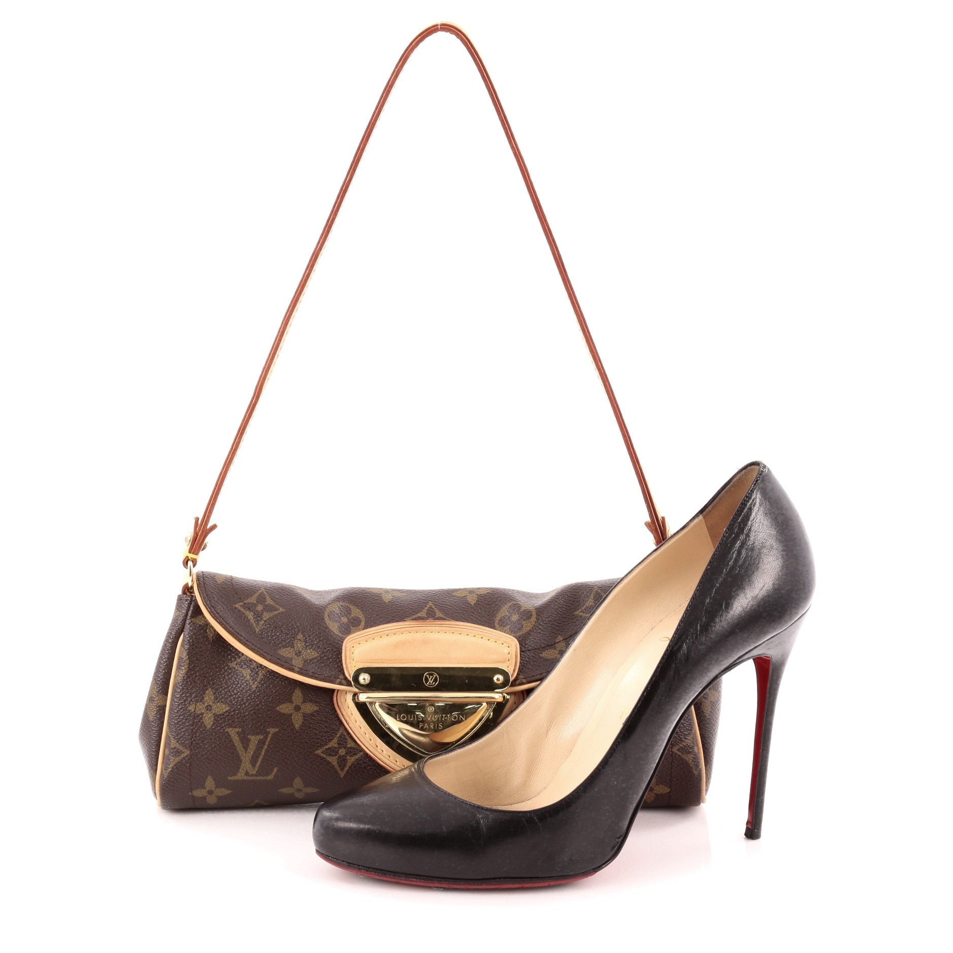 Beverly Clutch Monogram Canvas