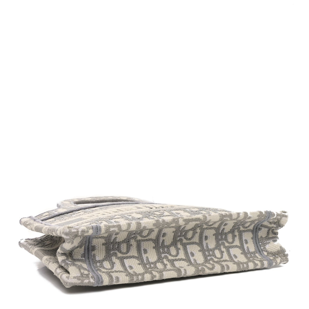 Oblique Mini Book Tote Grey Multicolor