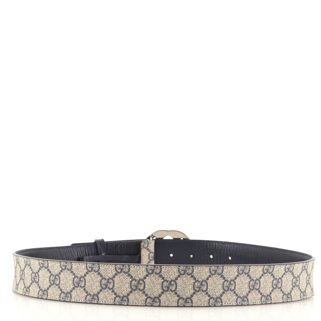Interlocking G Belt GG Coated Canvas Wide 95