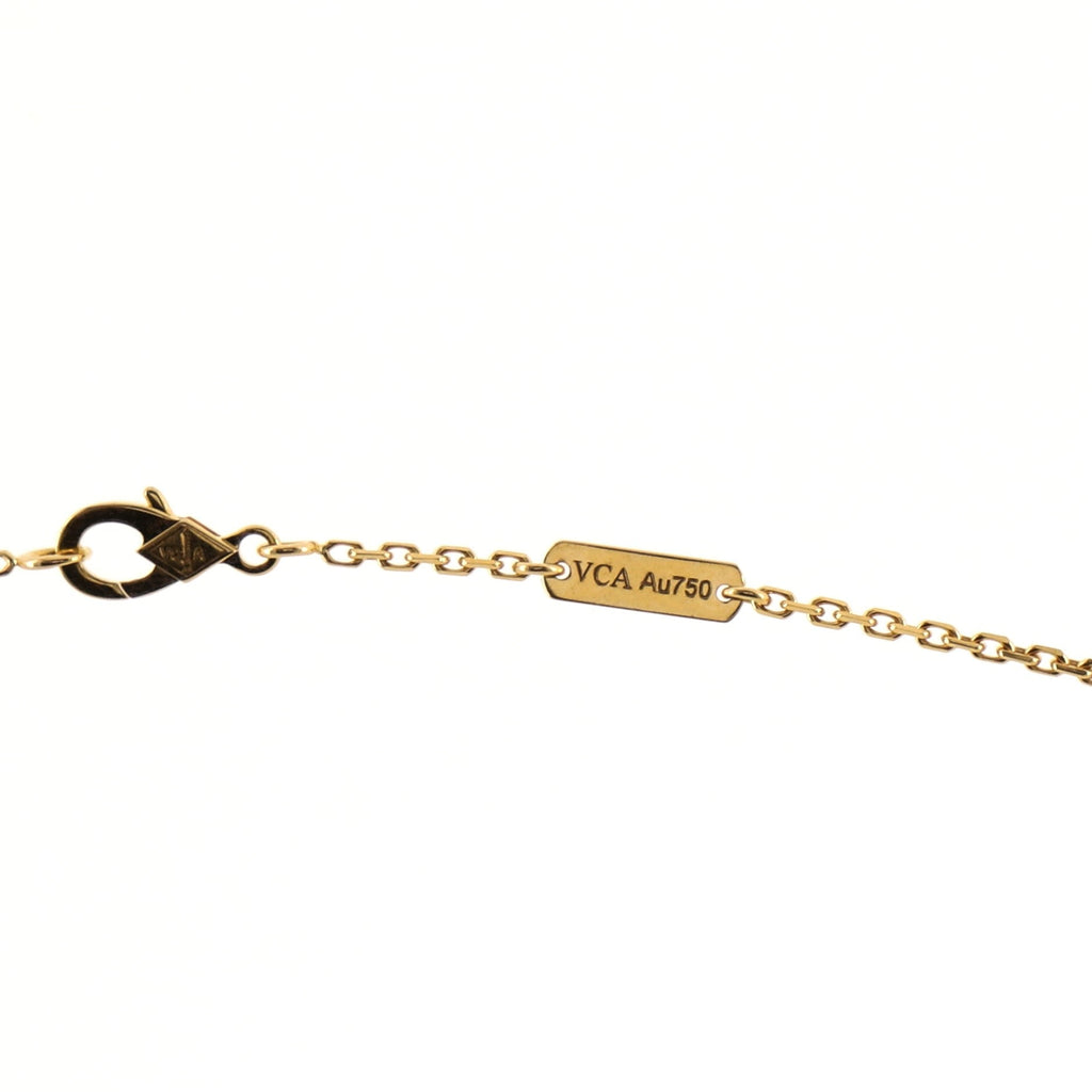 Frivole Pendant Necklace 18K Yellow Gold with Pave Diamonds Small