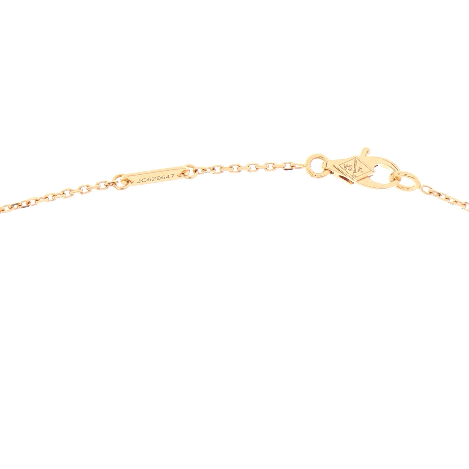 Sweet Alhambra Pendant Necklace 18K Rose Gold