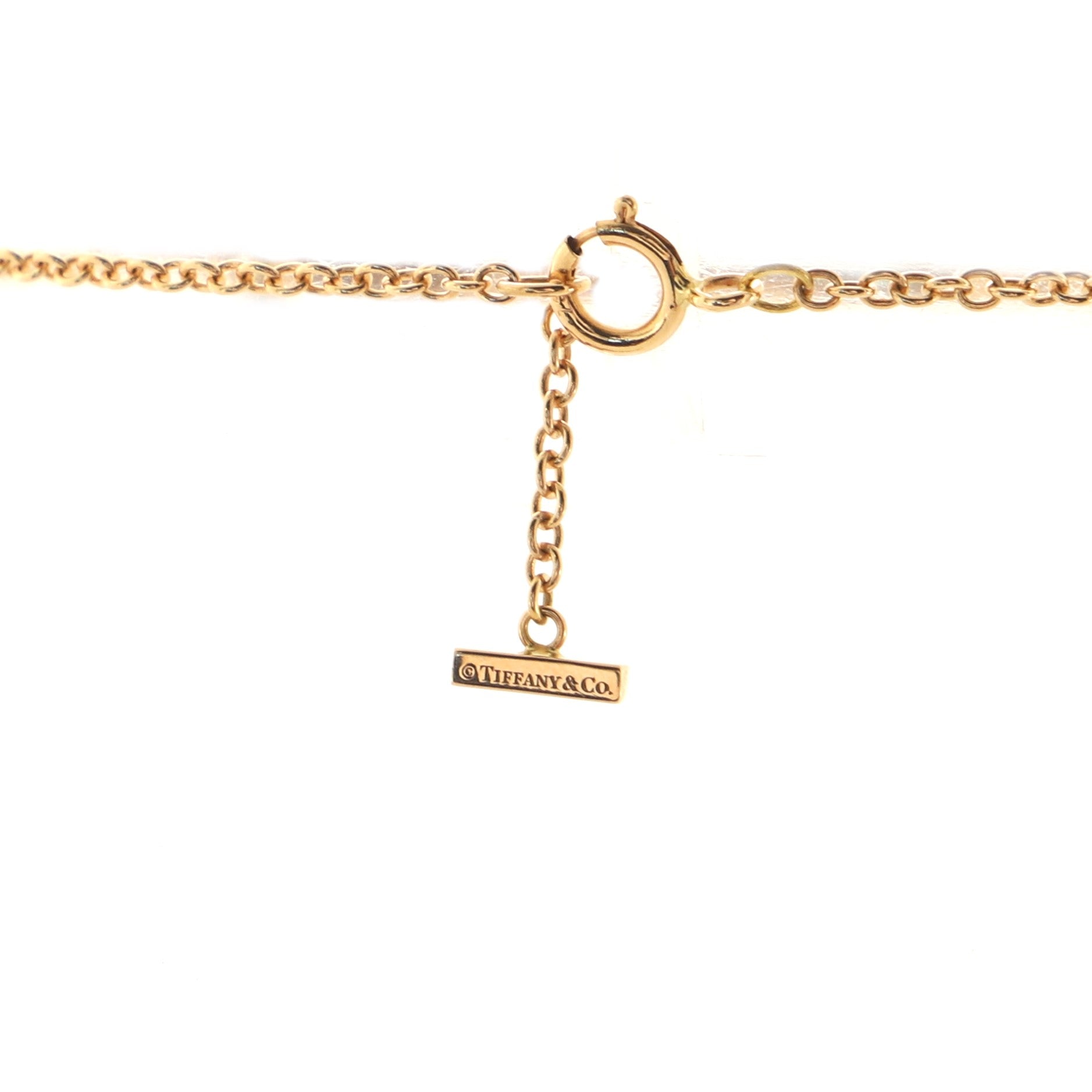 T Smile Chain Bracelet 18K Rose Gold Medium