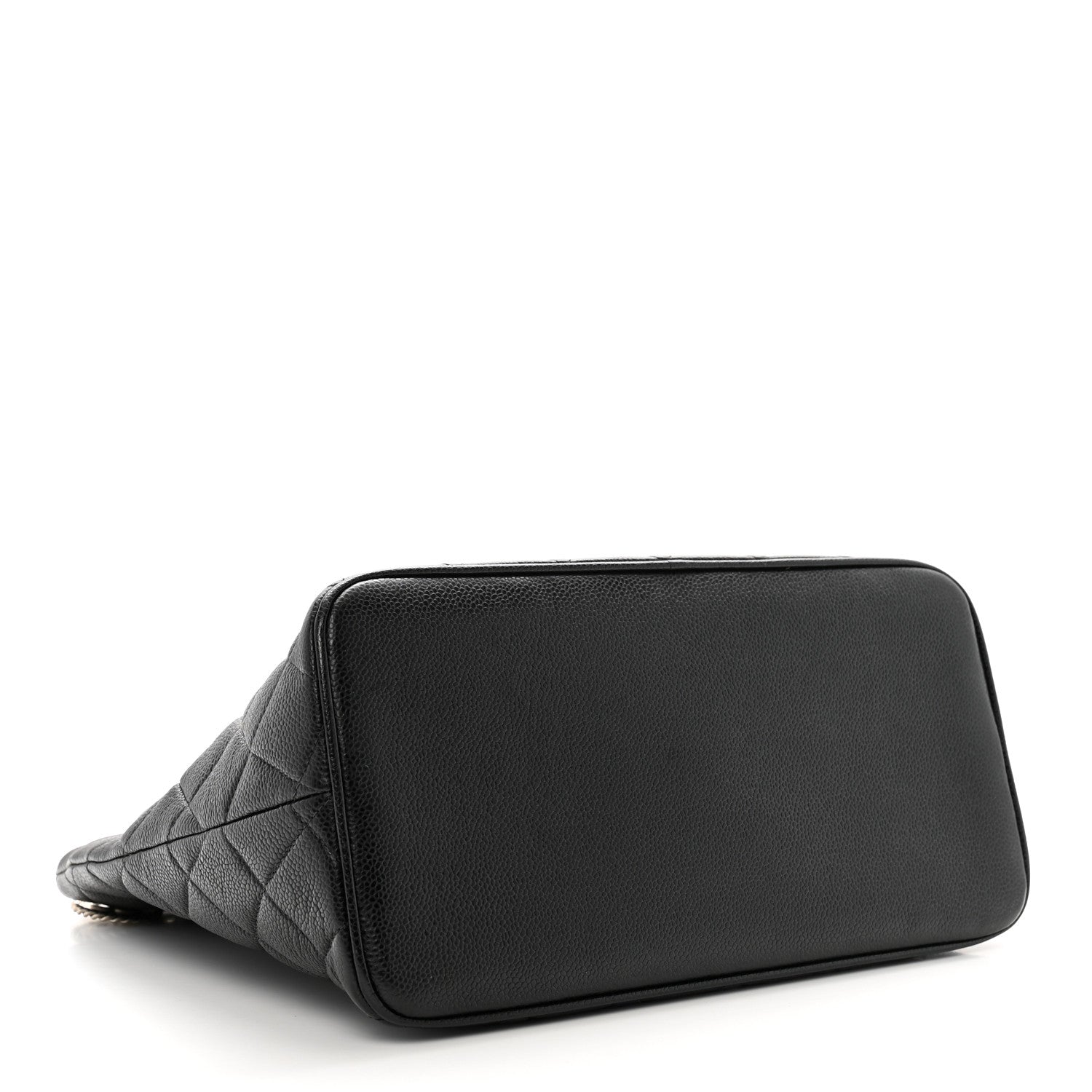 Caviar Quilted Medallion Tote Black