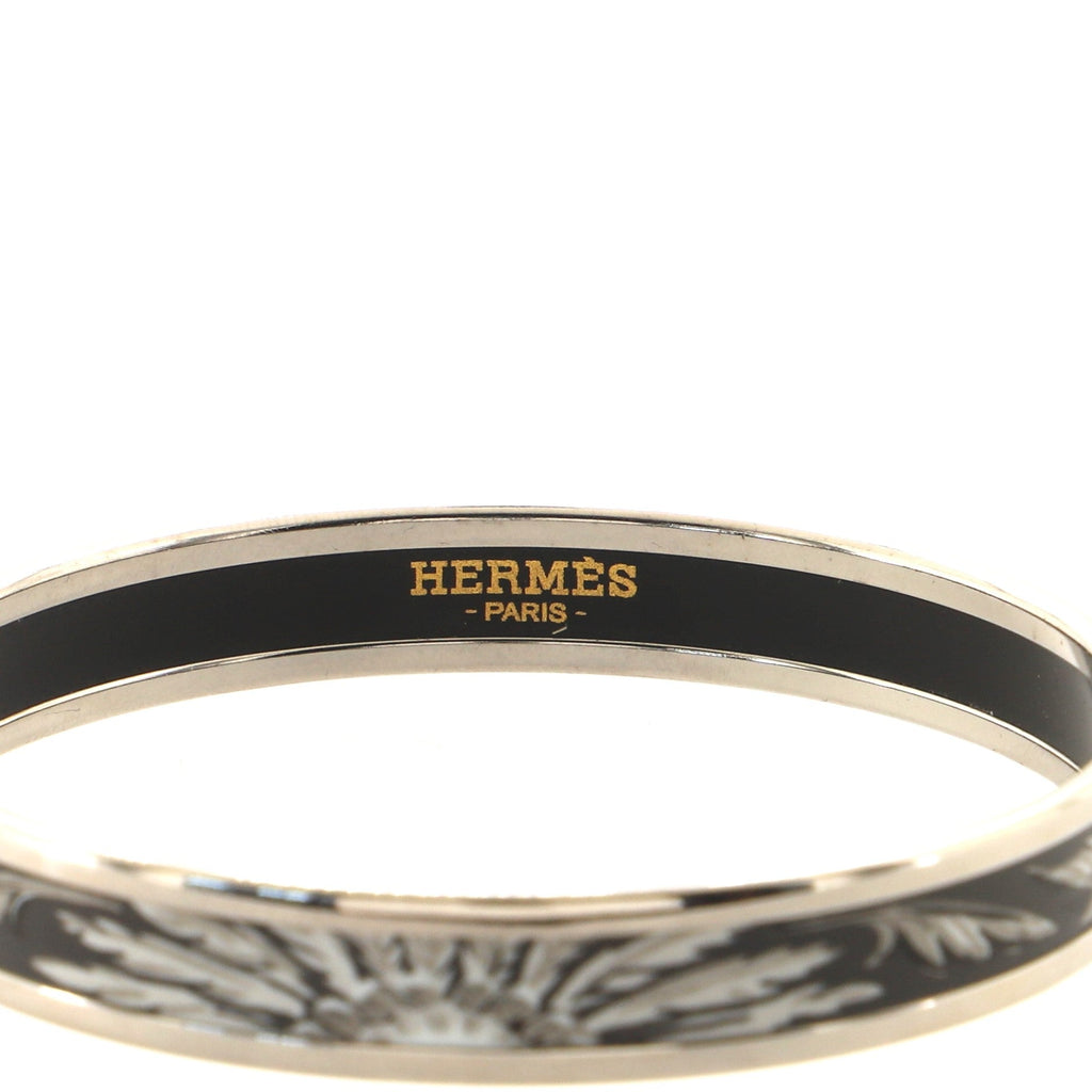 Bangle Bracelet Printed Enamel Narrow
