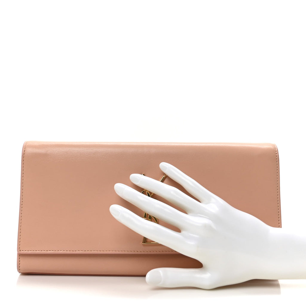 Calfskin Classic Monogram Cassandre Clutch Blush