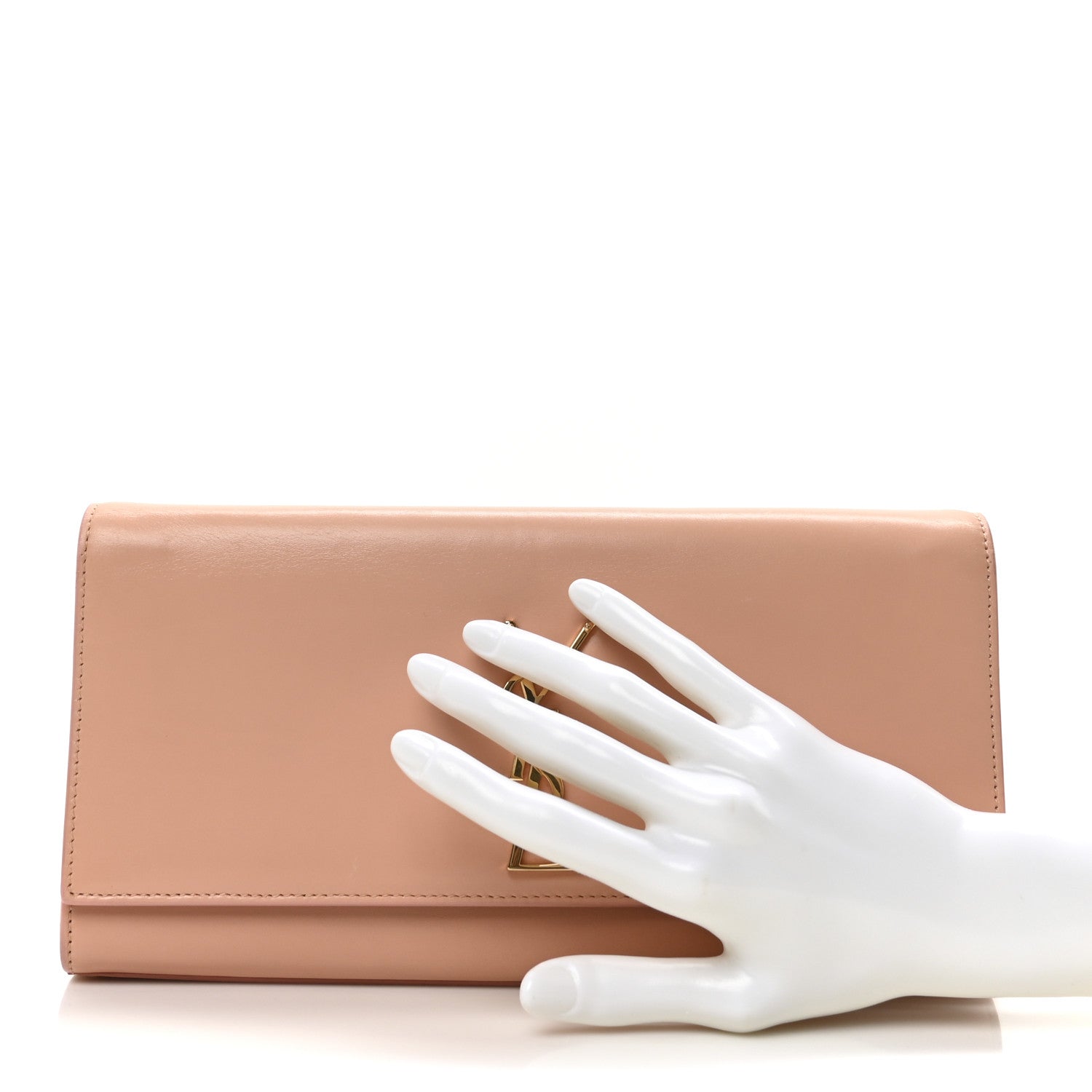 Calfskin Classic Monogram Cassandre Clutch Blush