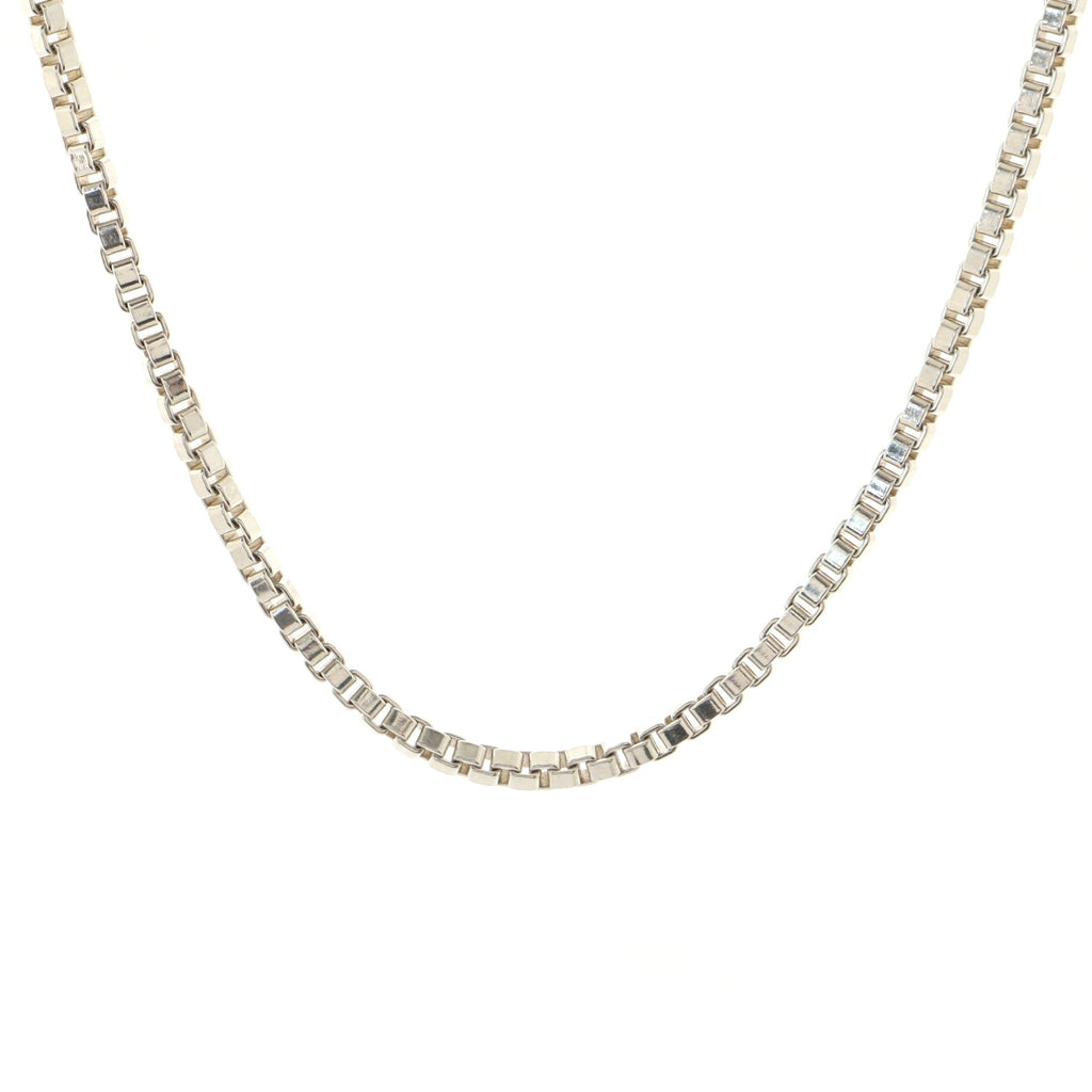 Venetian Link Necklace Sterling Silver