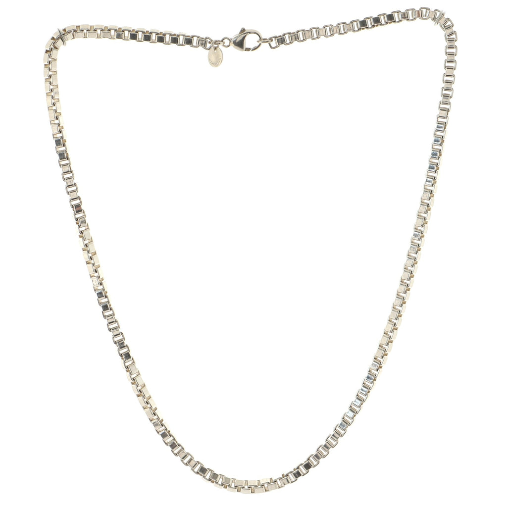 Venetian Link Necklace Sterling Silver