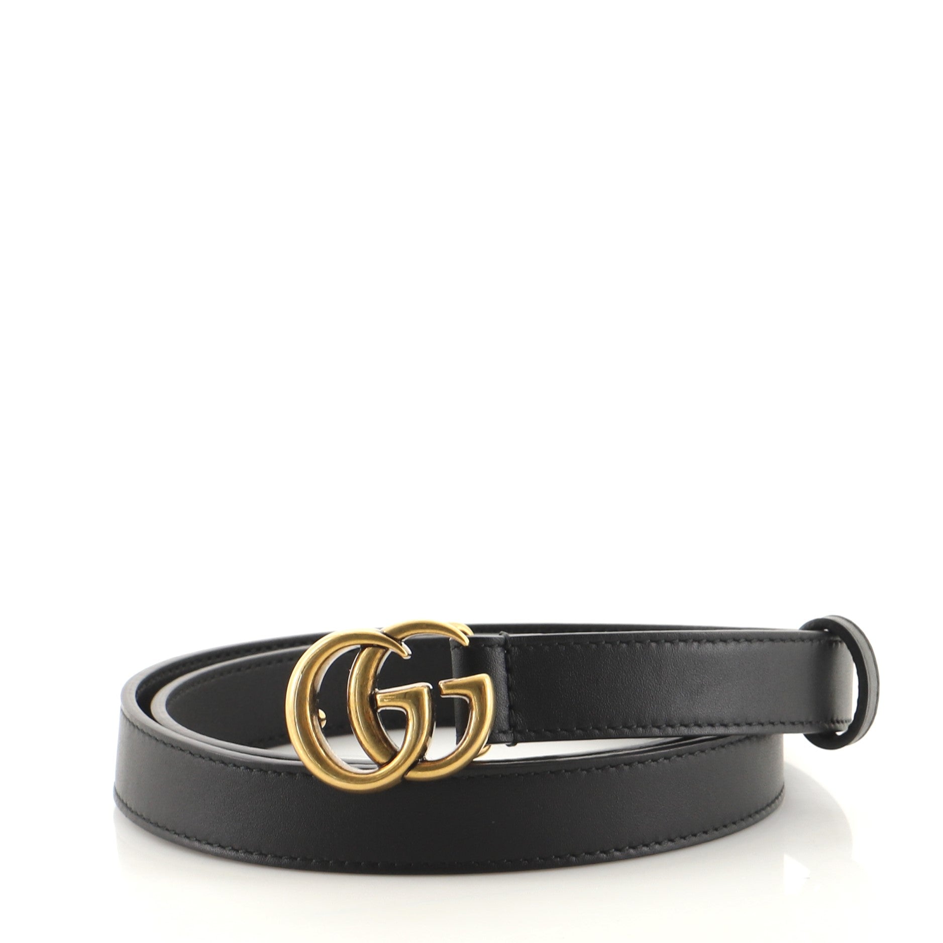 GG Marmont Belt Leather Thin 85