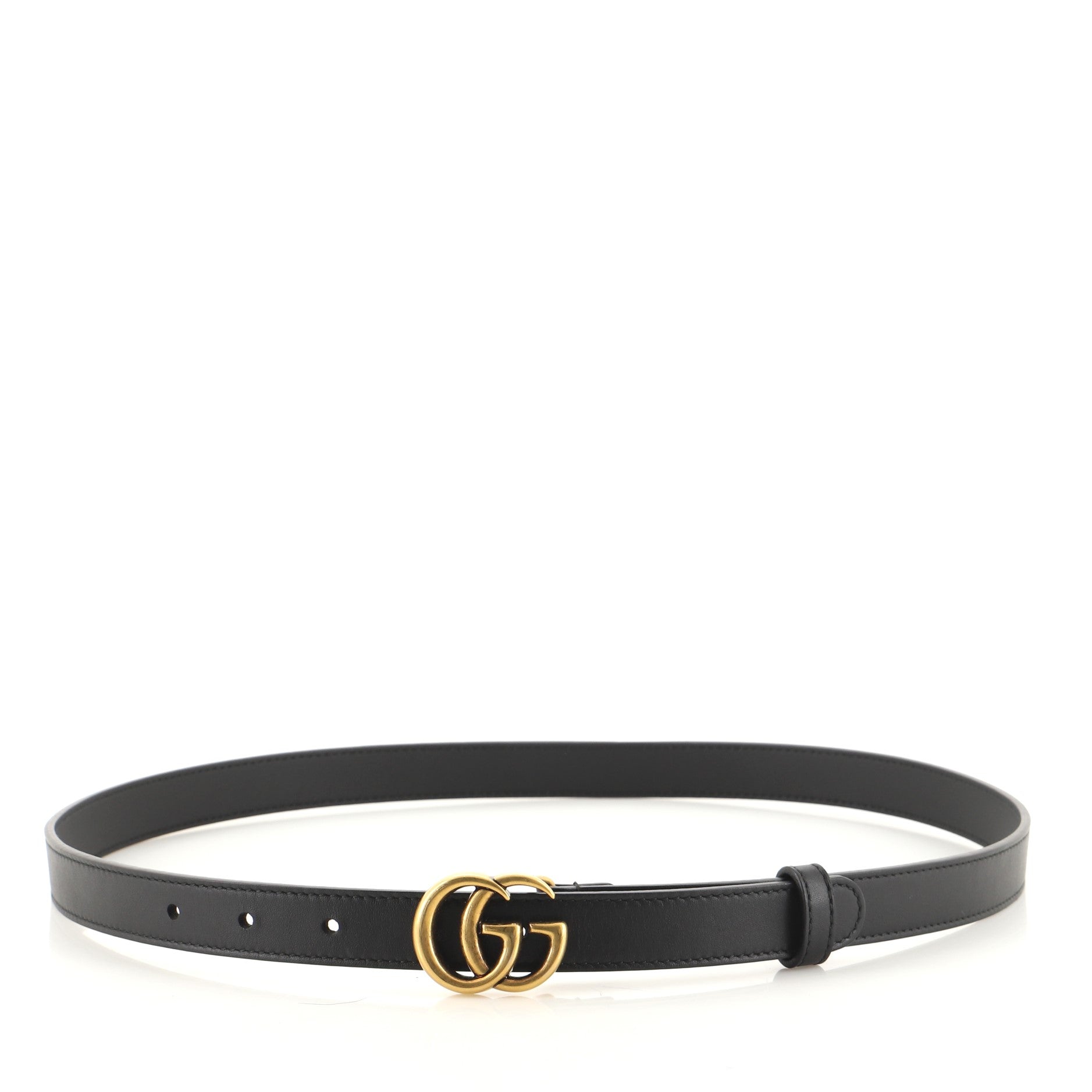 GG Marmont Belt Leather Thin 85