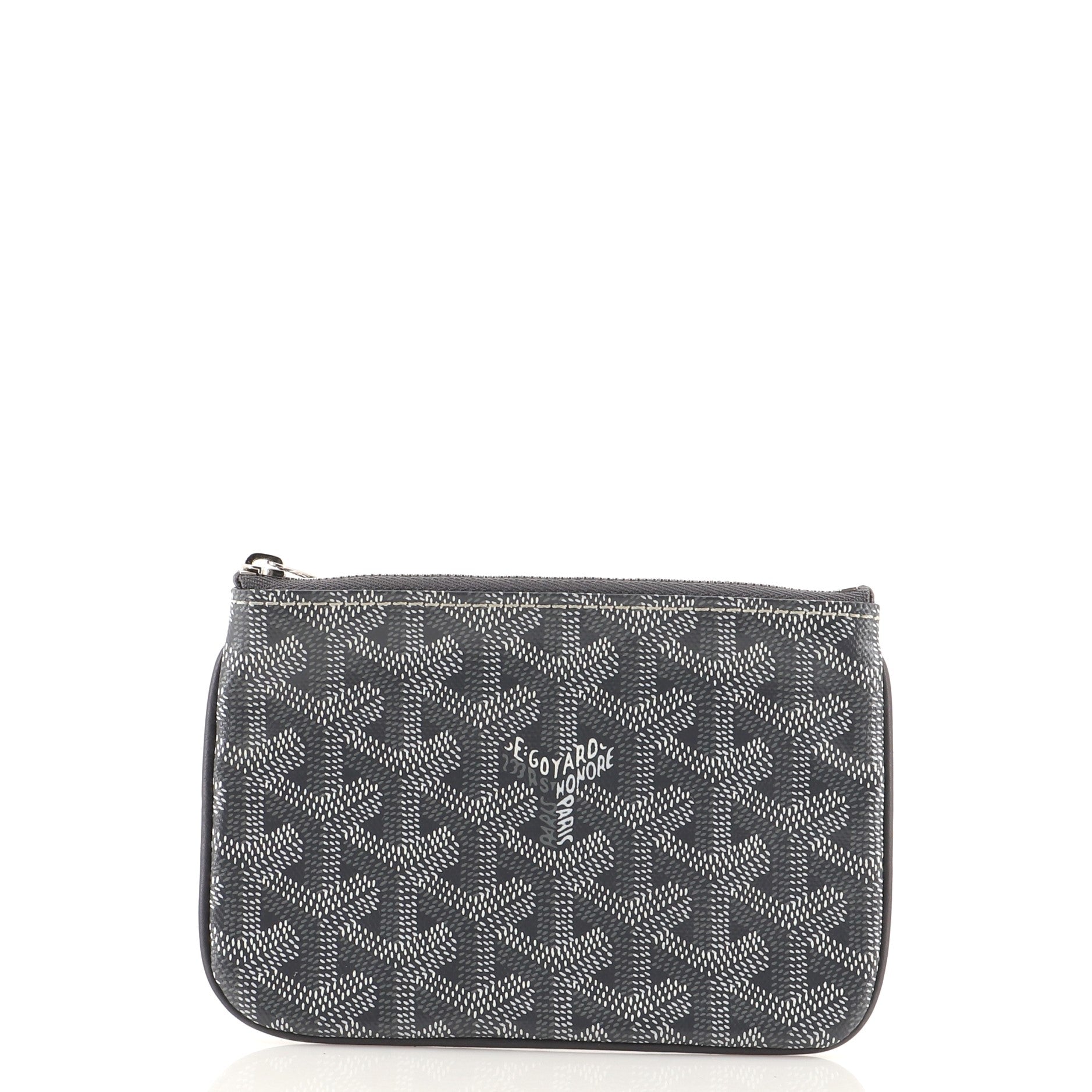 Senat Zip Pouch Coated Canvas Mini