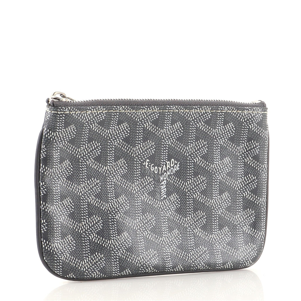 Senat Zip Pouch Coated Canvas Mini
