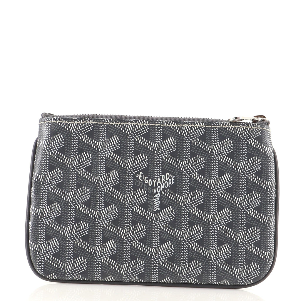 Senat Zip Pouch Coated Canvas Mini