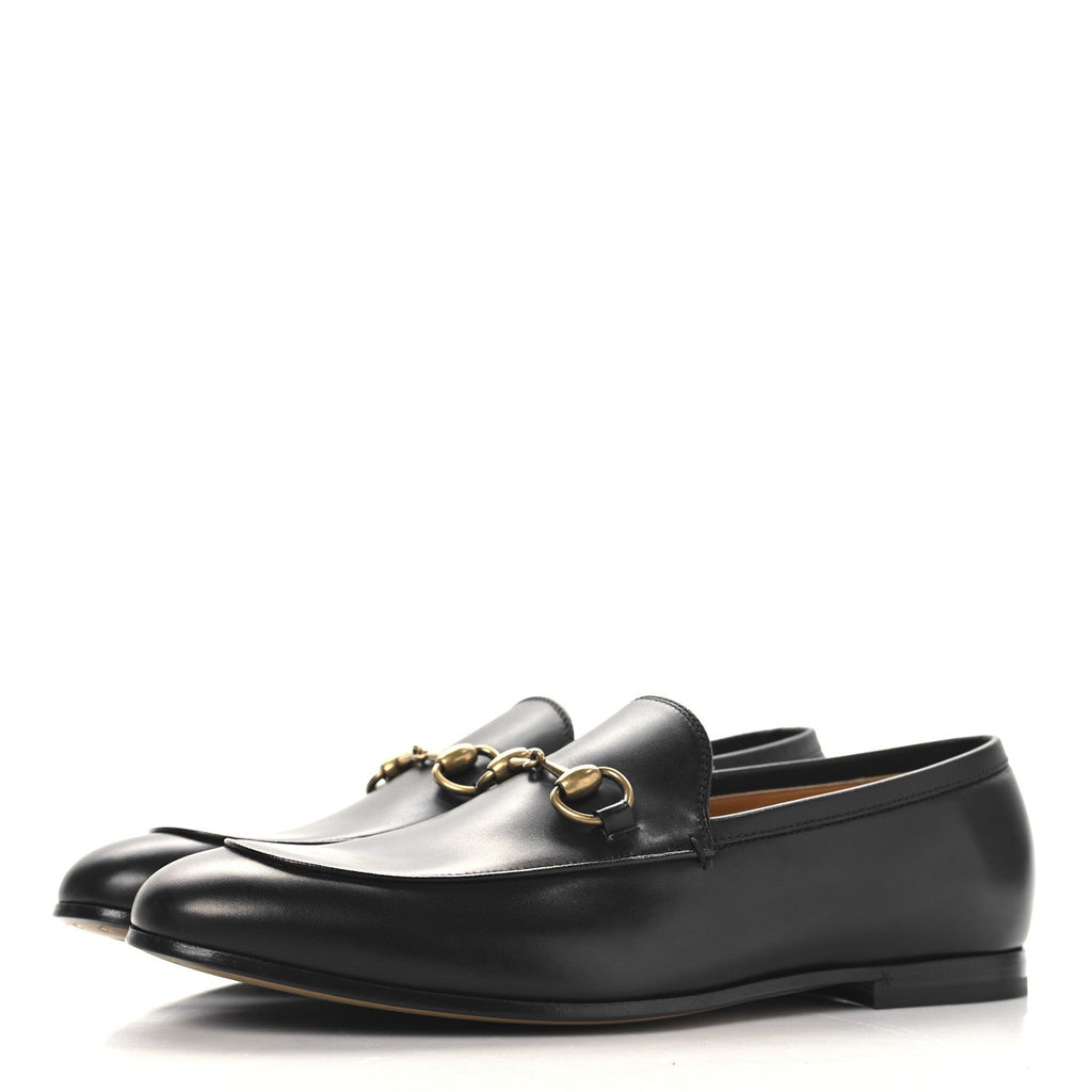 Calfskin Horsebit Mens Jordaan Loafers 7 Black