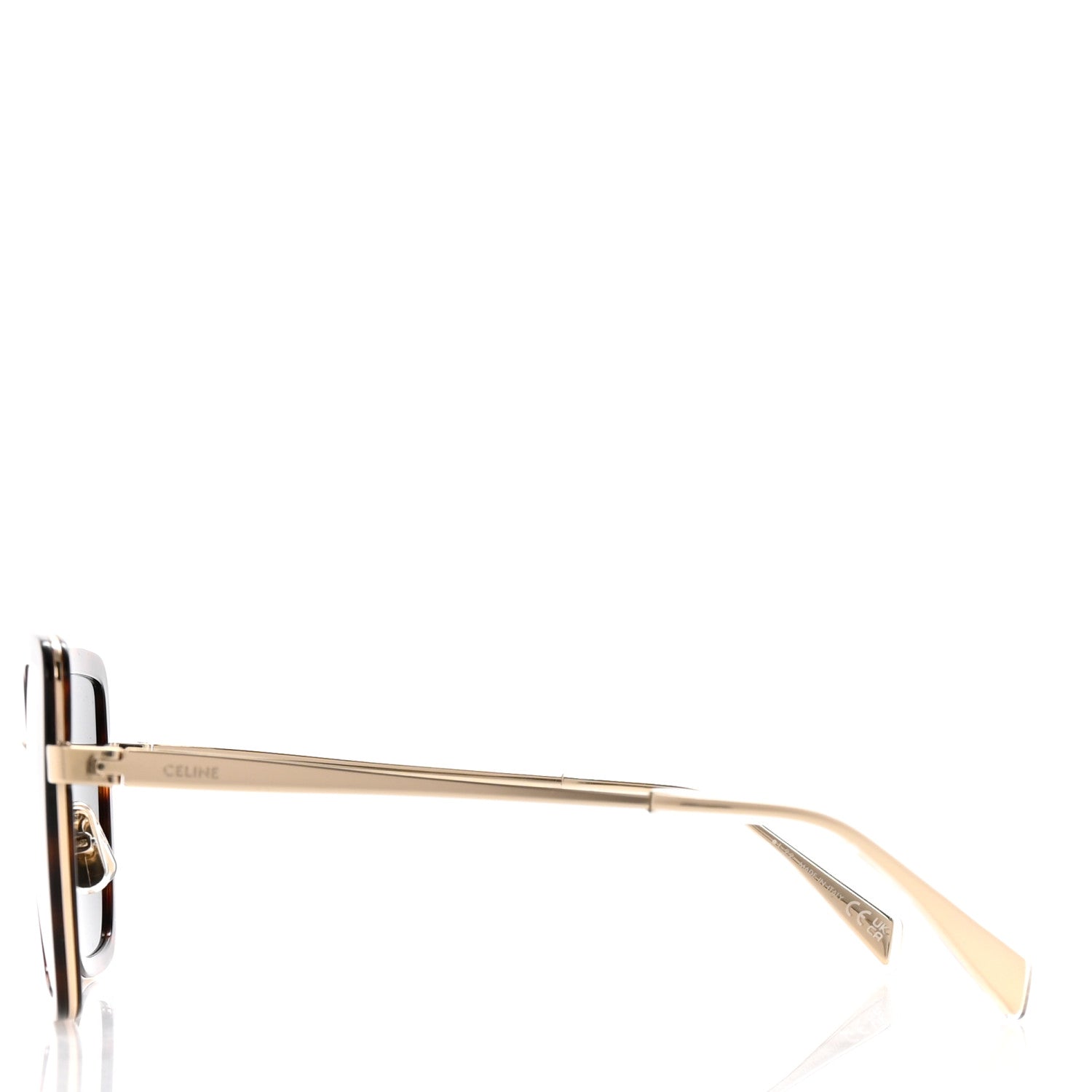 Acetate Square Sunglasses CL 40221U Tortoise