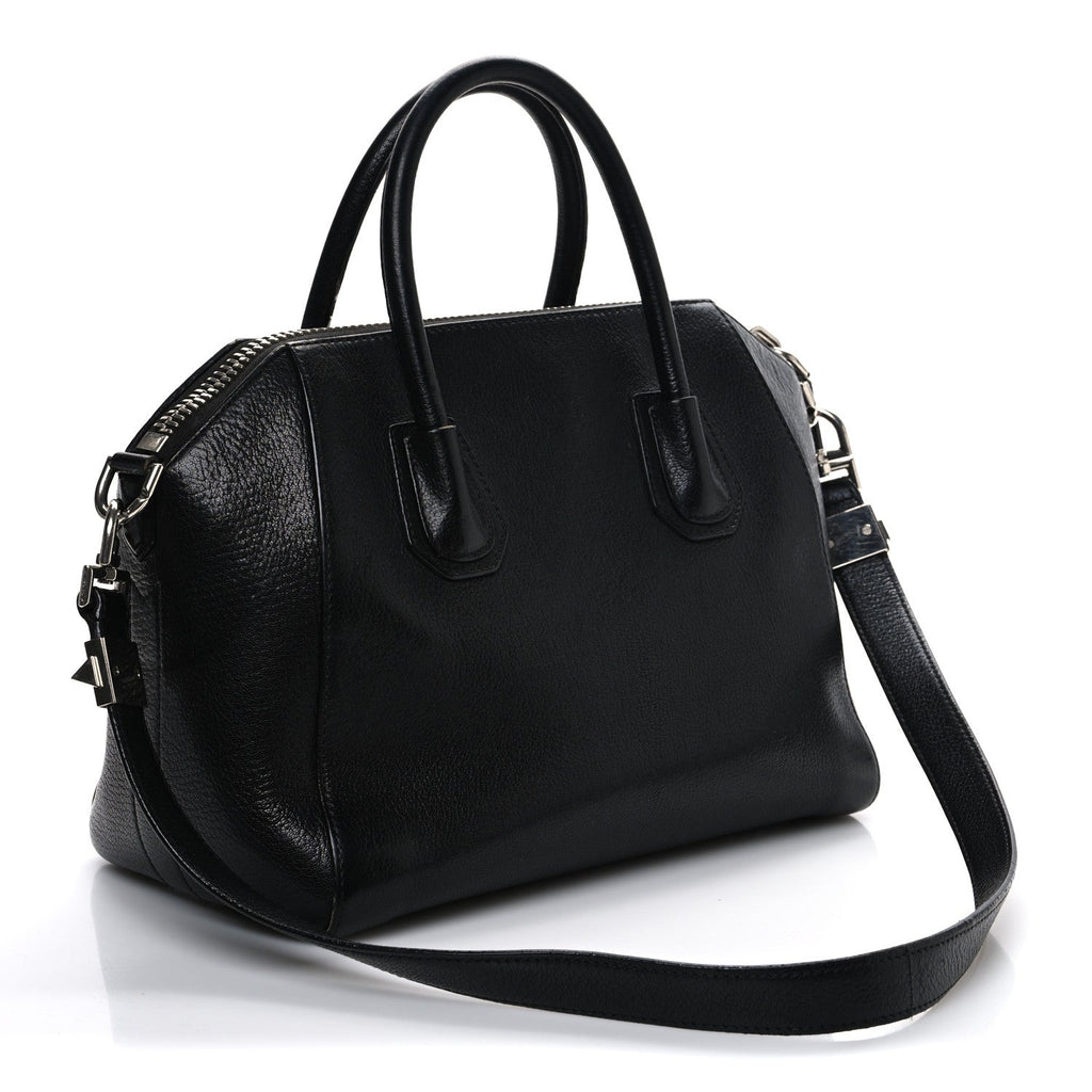 Sugar Goatskin Small Antigona Black