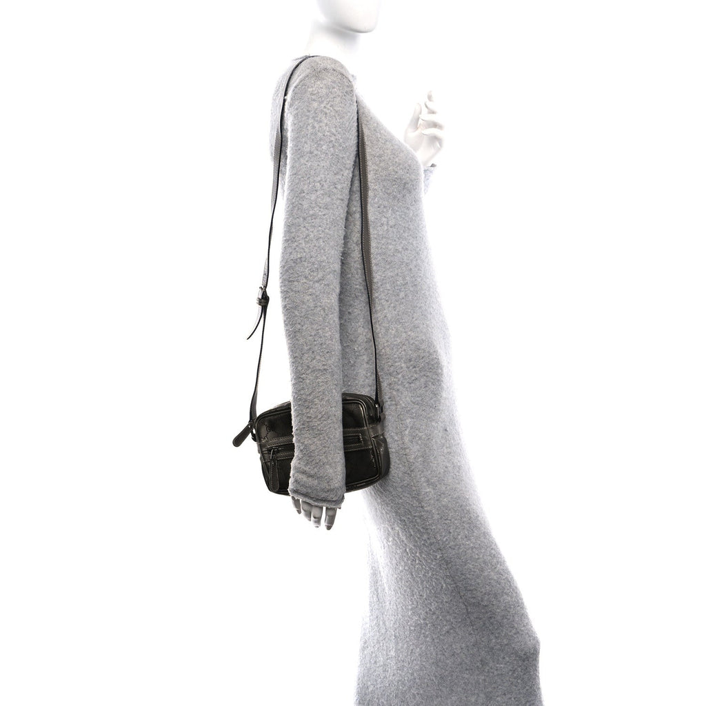 Imprime Monogram Small Shoulder Bag Silver