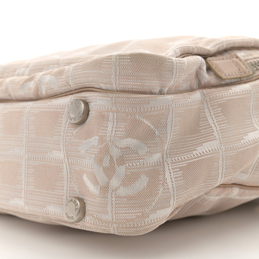 Nylon Small Travel Tote Beige