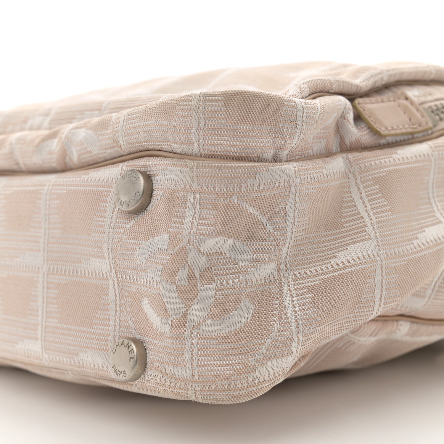 Nylon Small Travel Tote Beige