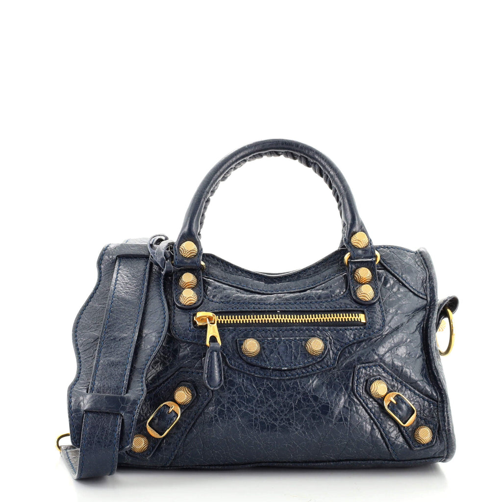 City Giant Studs Bag Leather Mini
