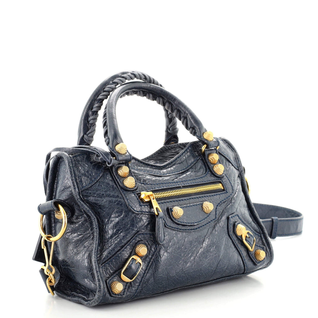 City Giant Studs Bag Leather Mini