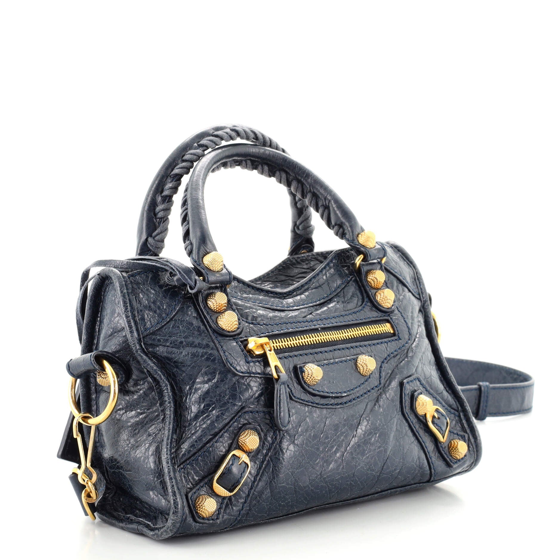 City Giant Studs Bag Leather Mini
